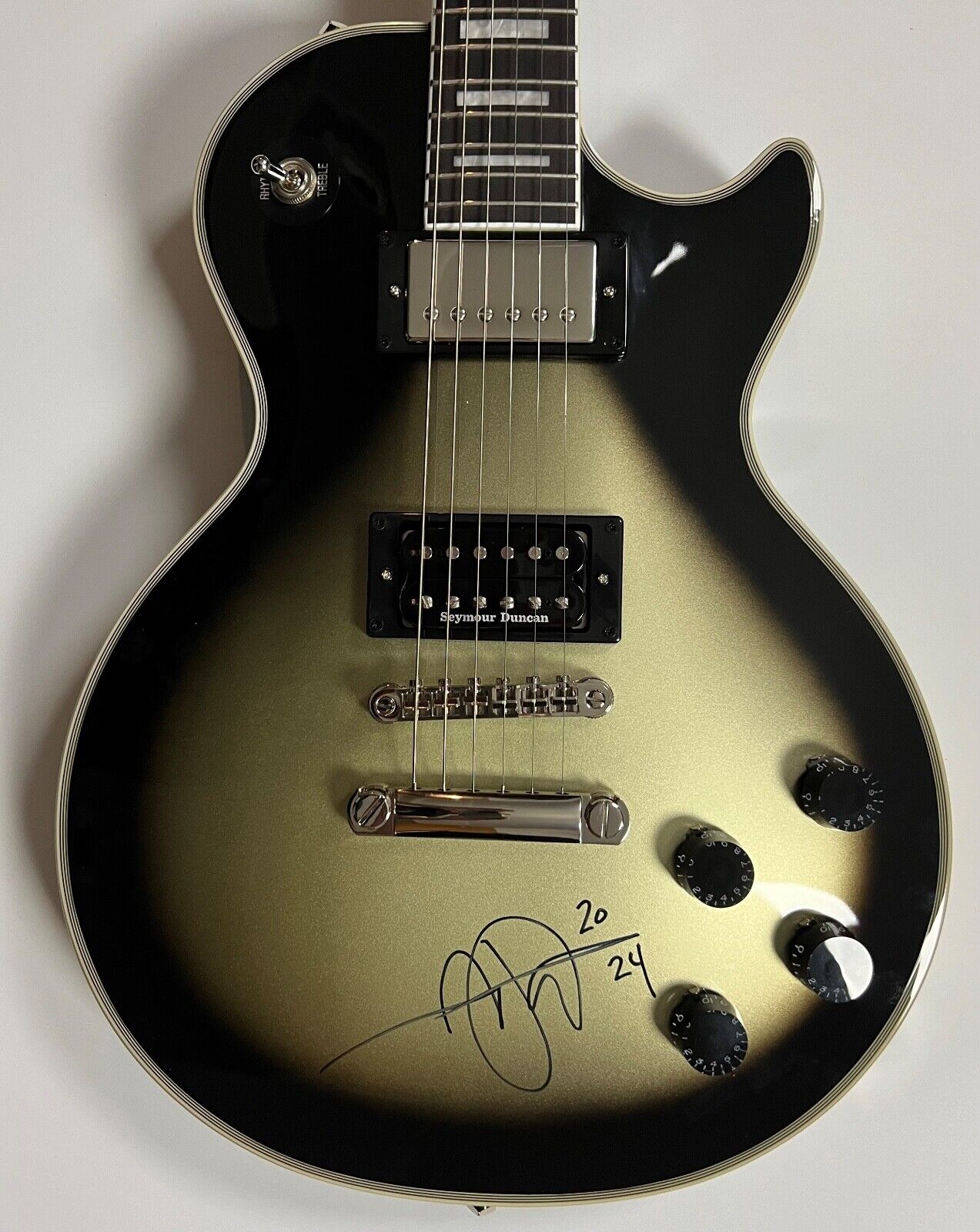 Adam Jones TOOL Signed REAL Epiphone Les Paul Julie Heffernan Guitar Epperson