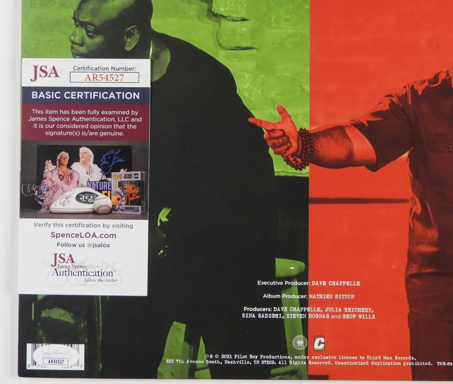Dave Cappelle Signed JSA Autograph Record Album Vinyl 8:46
