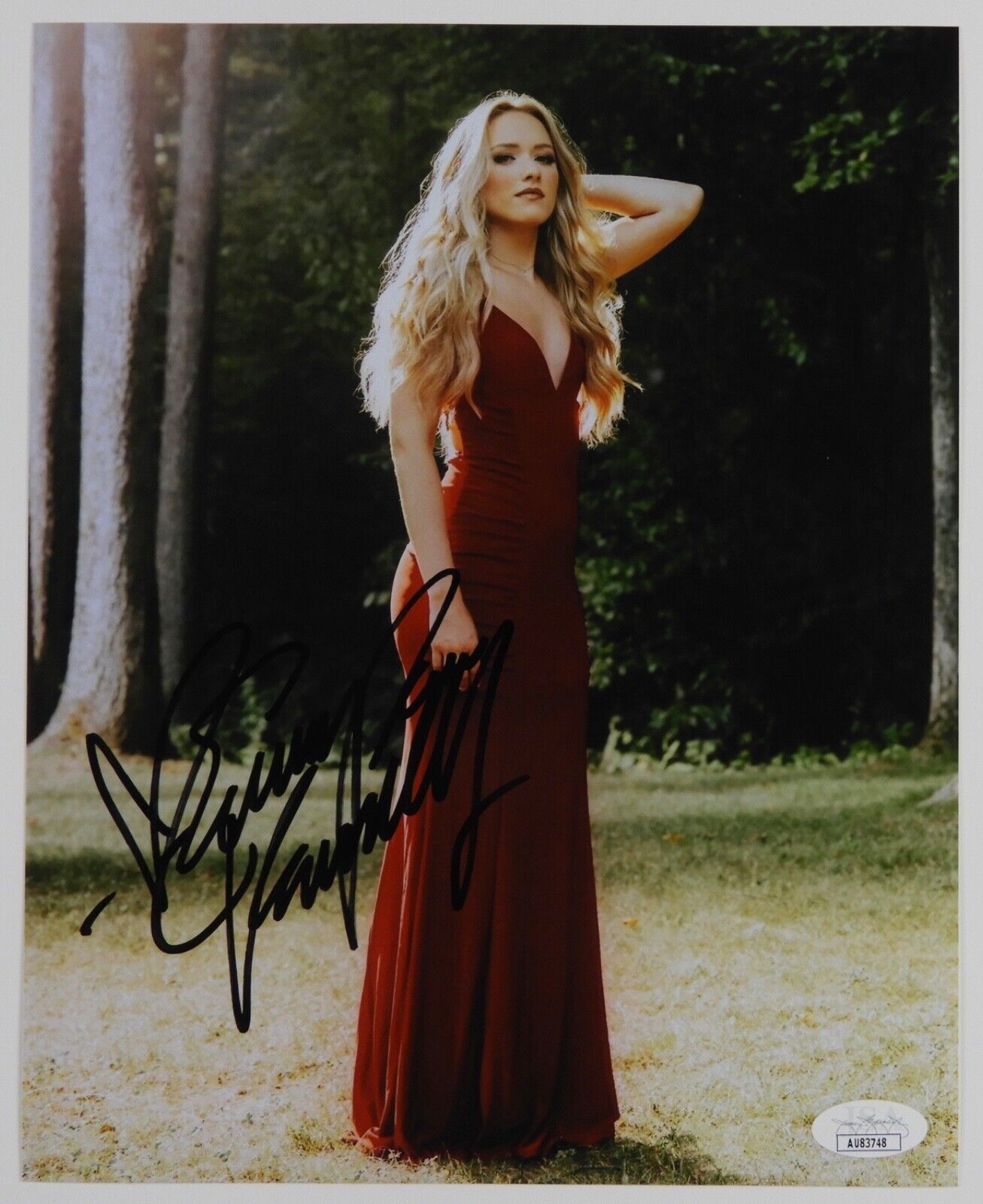 Emily Ann Roberts JSA Signed Autograph 8 x 10 Photo Country Music Star