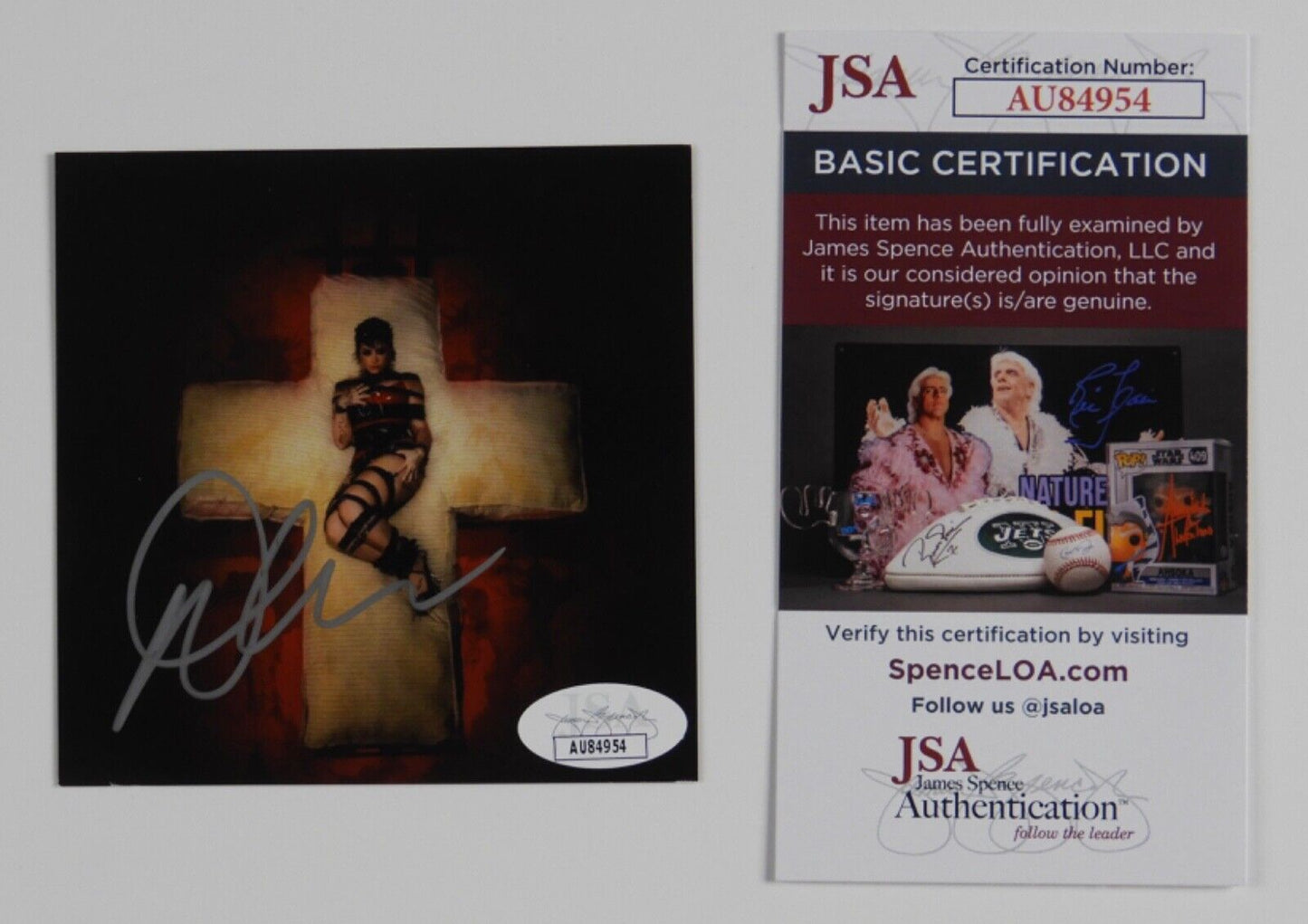 Demi Lovato JSA COA signed autograph CD Booklet HOLY FVCK