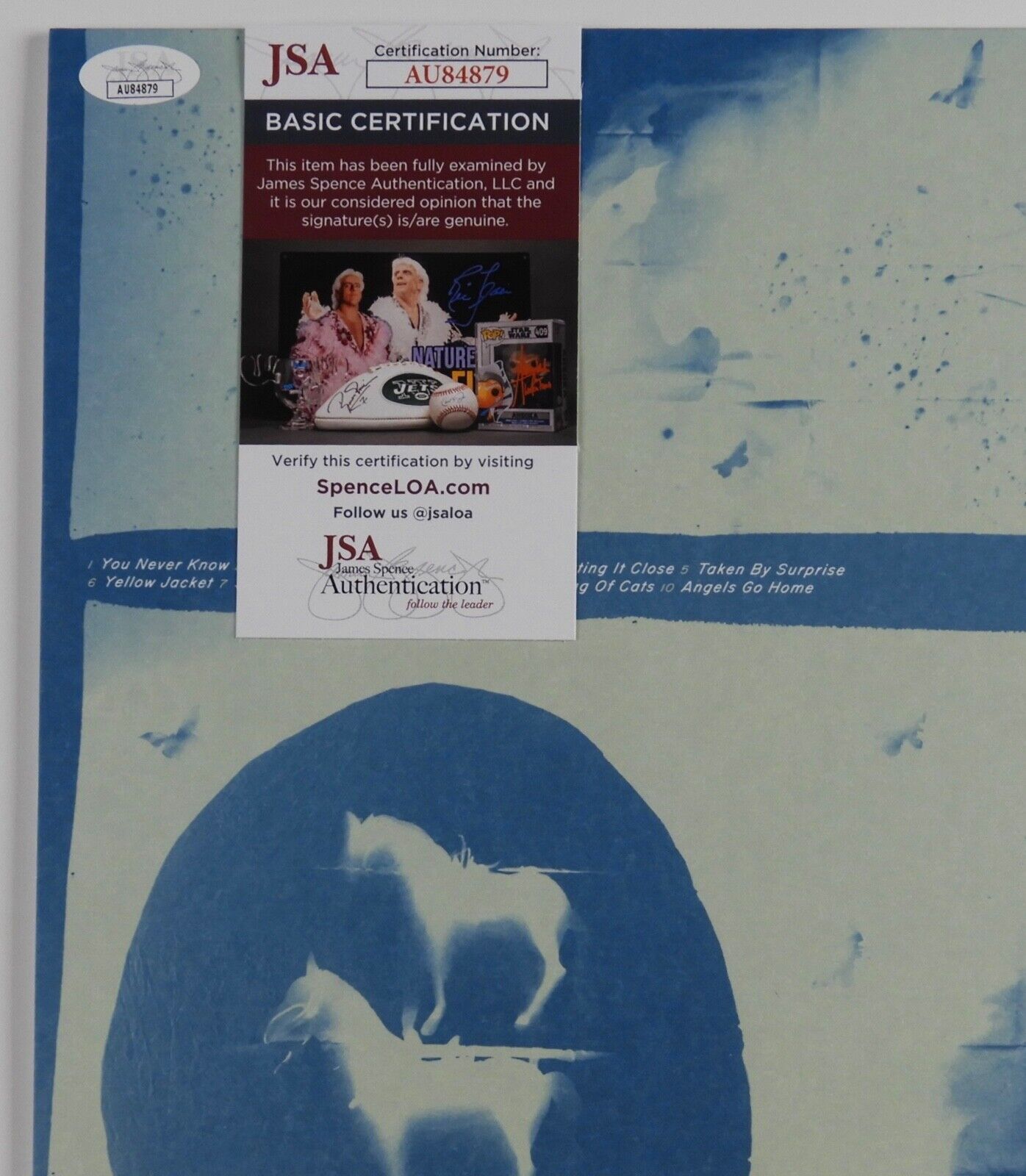 Iron And Wine JSA Signed Autograph Album Record Vinyl Light Verse Samuel Beam