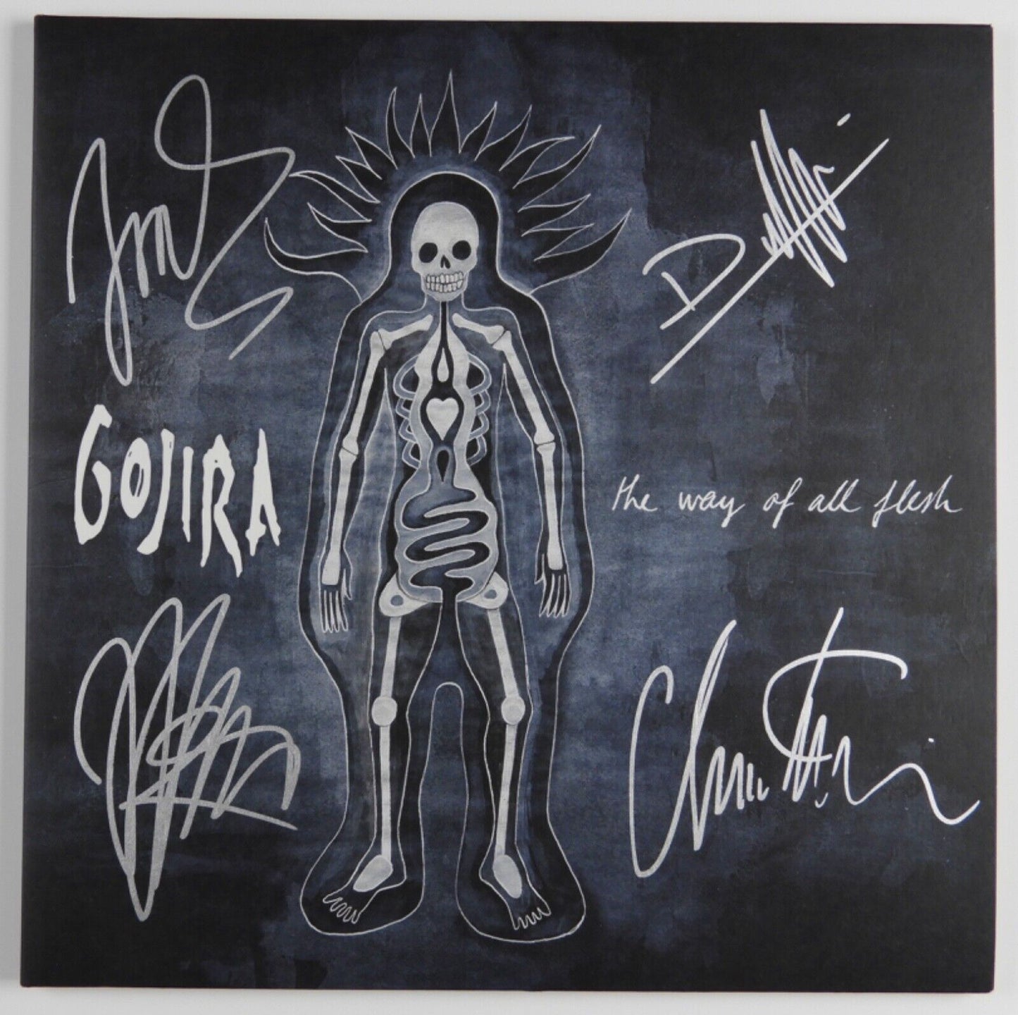 Gojira JSA Fully Signed Autograph Album Record Vinyl The Way Of All Flesh