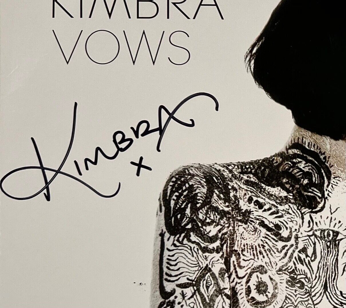 Kimbra JSA Signed Autograph Record Album Vows USA Pressing