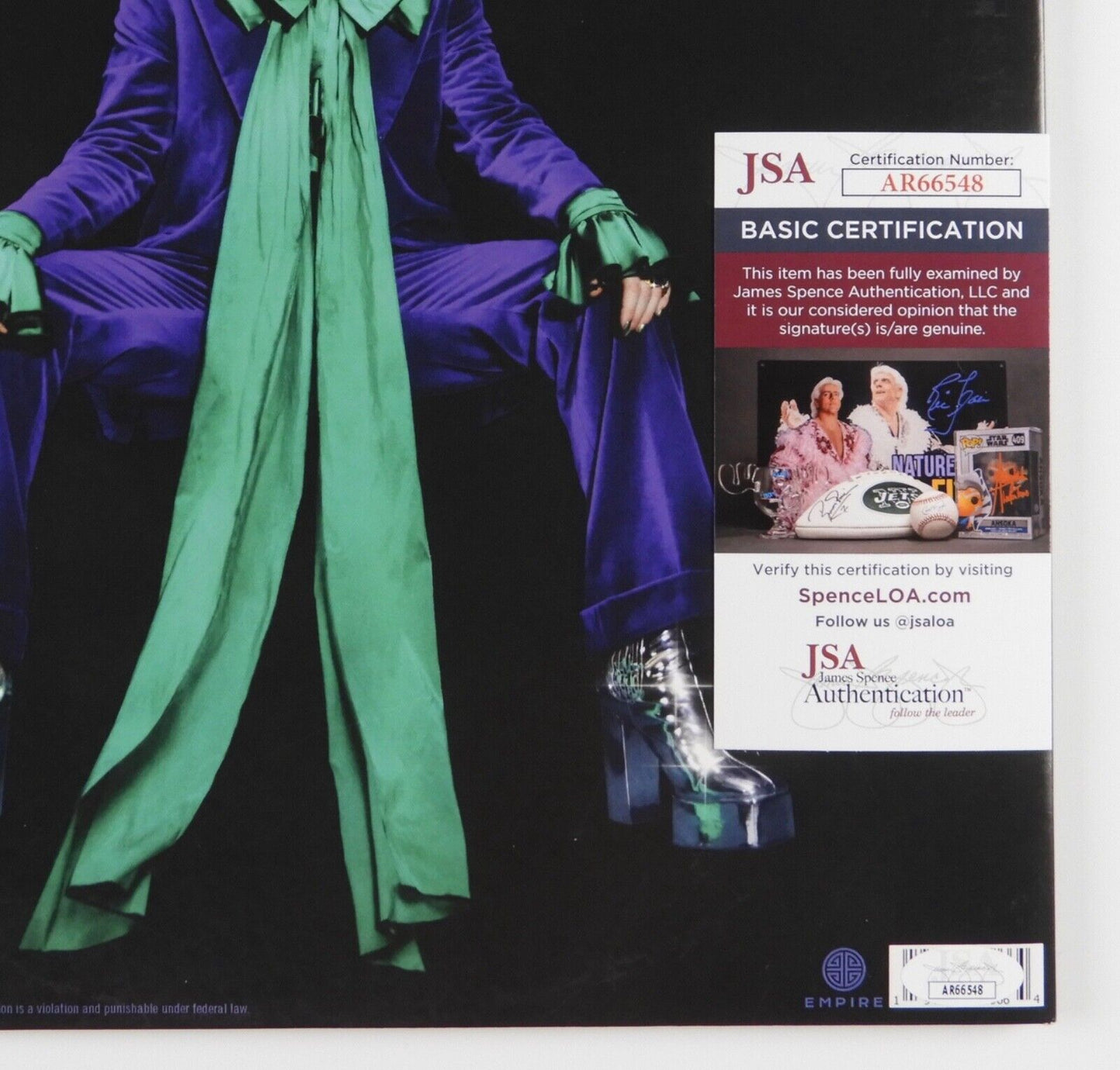 Adam Lambert JSA Signed Autograph Album Record Vinyl Velvet