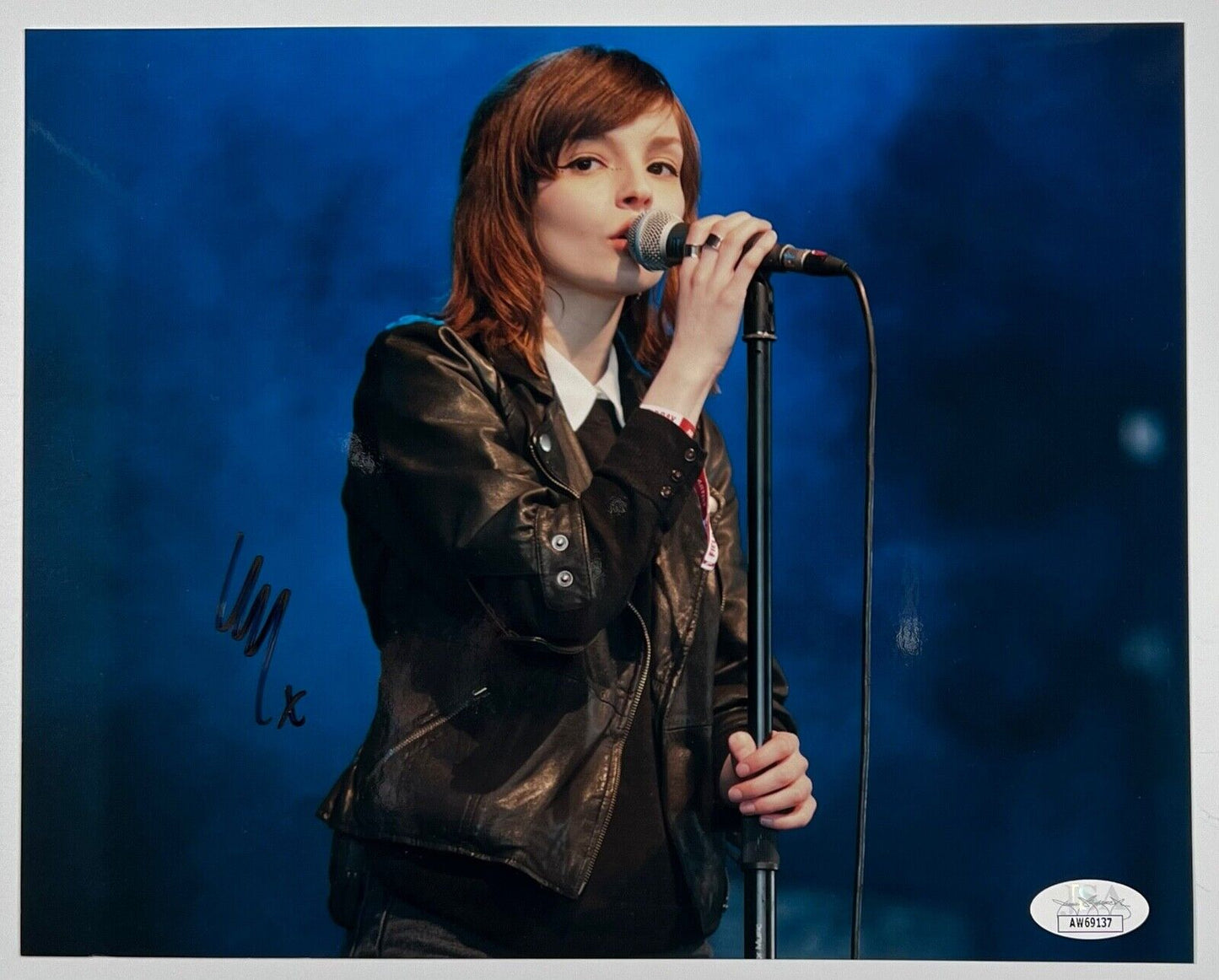 Lauren Mayberry Chvrches JSA Signed Autograph 8 x 10 photo