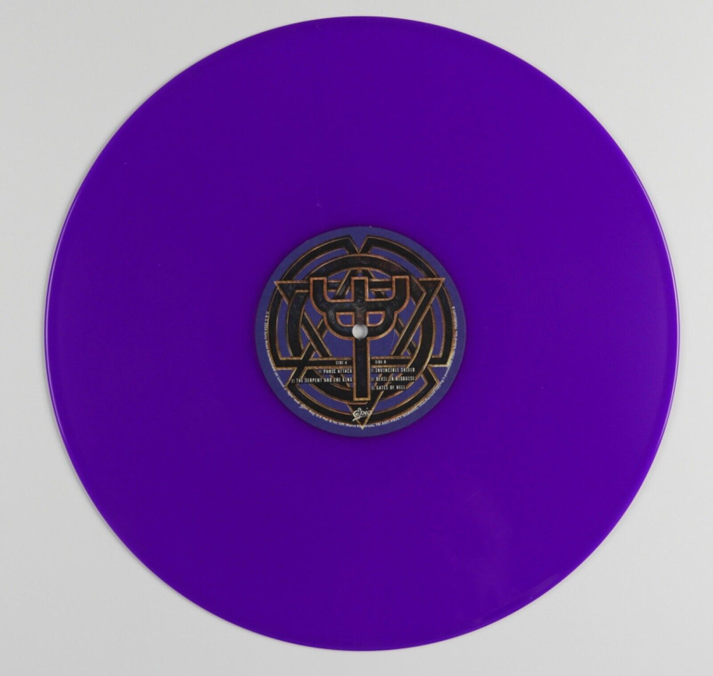 Judas Priest JSA Signed Autograph Album Record Vinyl Invisible Shield Lithograph