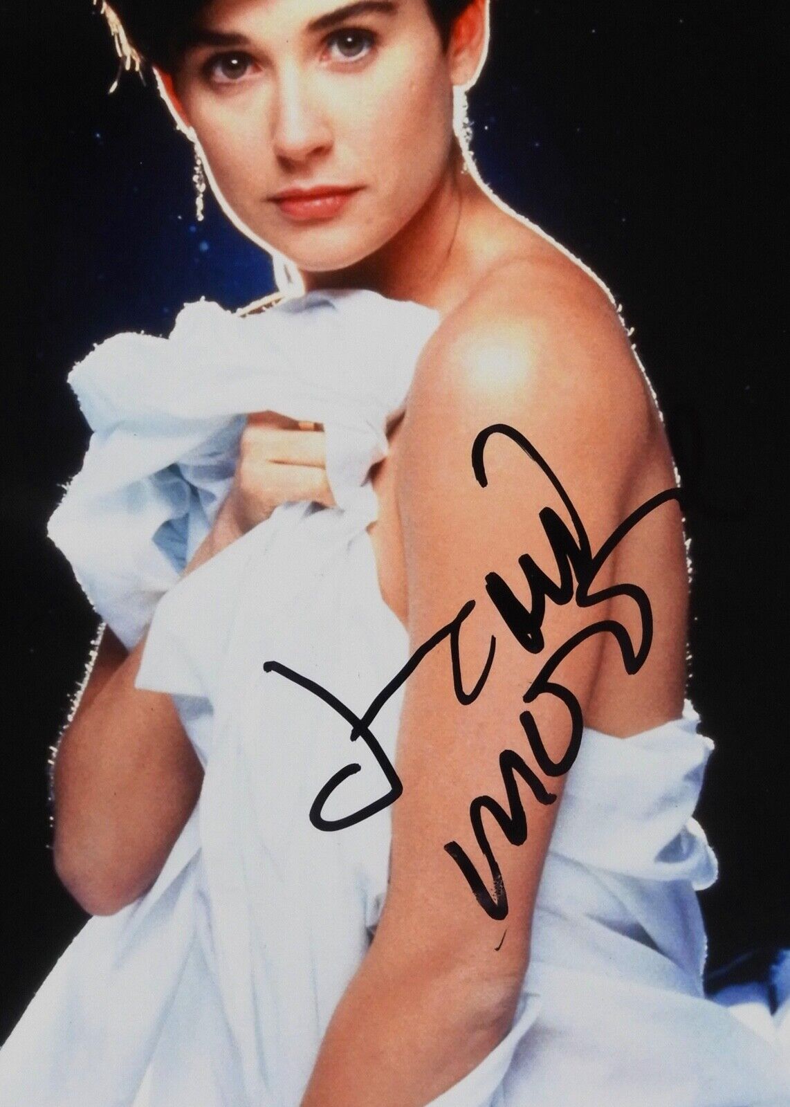 Demi Moore JSA Signed Autograph 8 x 10 Photo