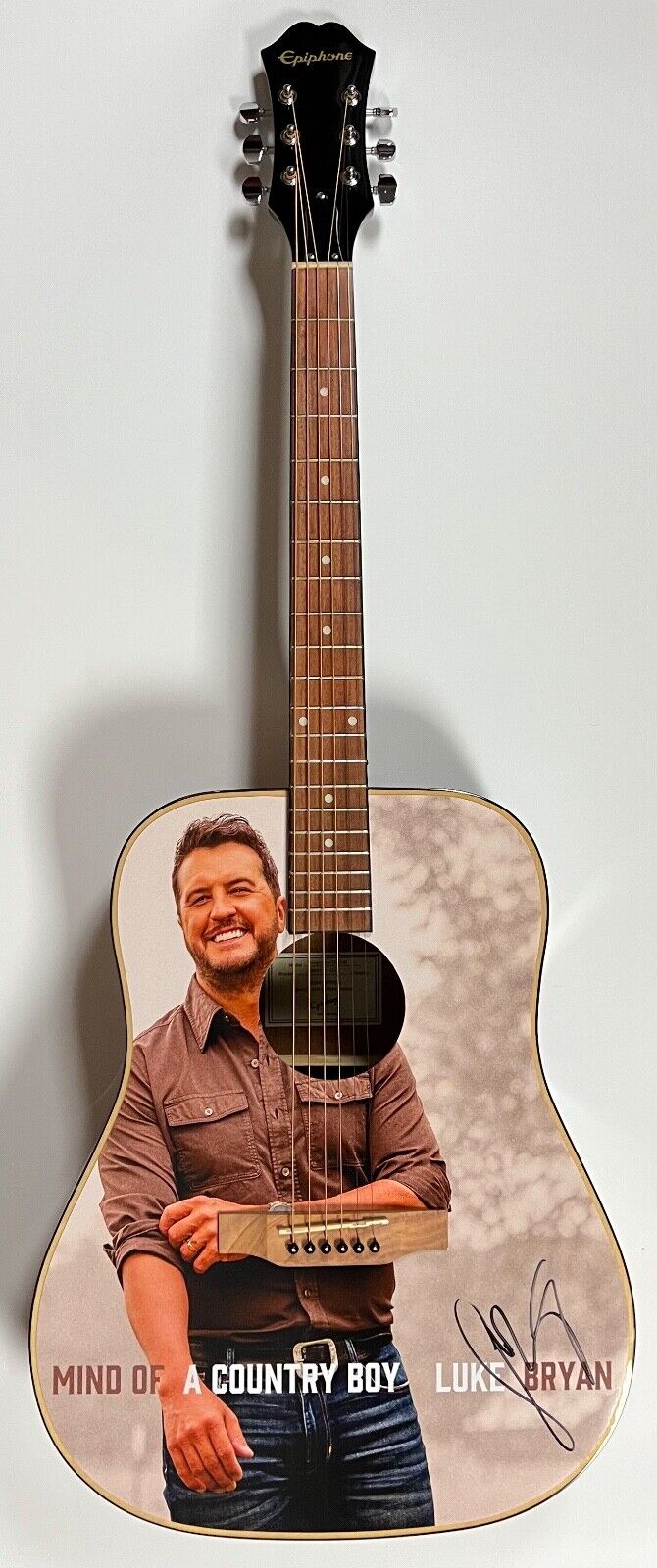 Luke Bryan JSA Signed Autograph Acoustic Guitar