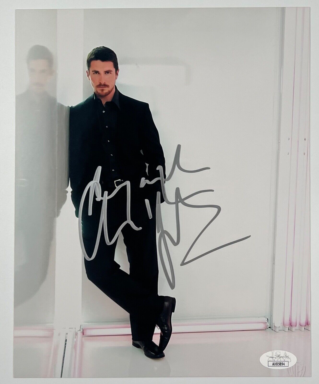 Christian Bale JSA Signed Autograph 8 x 10 photo