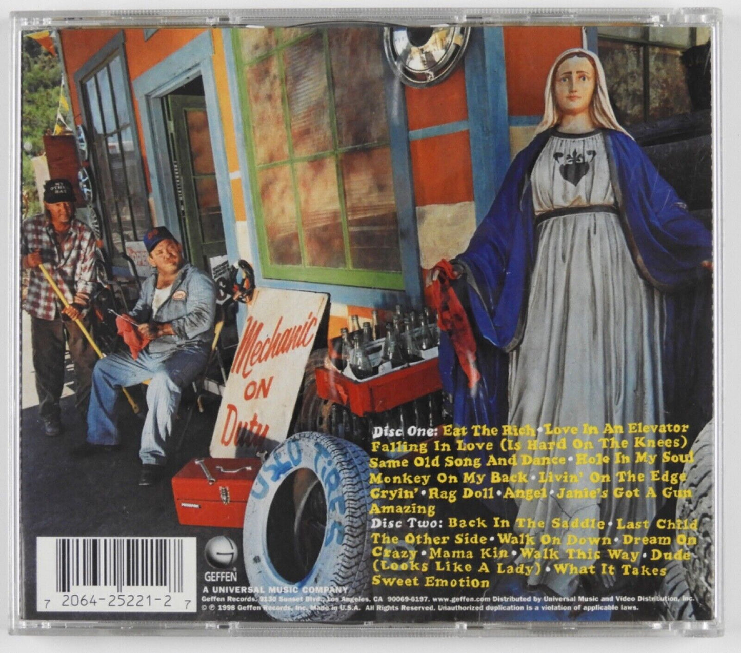 Aerosmith JSA Autograph Fully Signed CD Booklet Steven Tyler A Little South Of