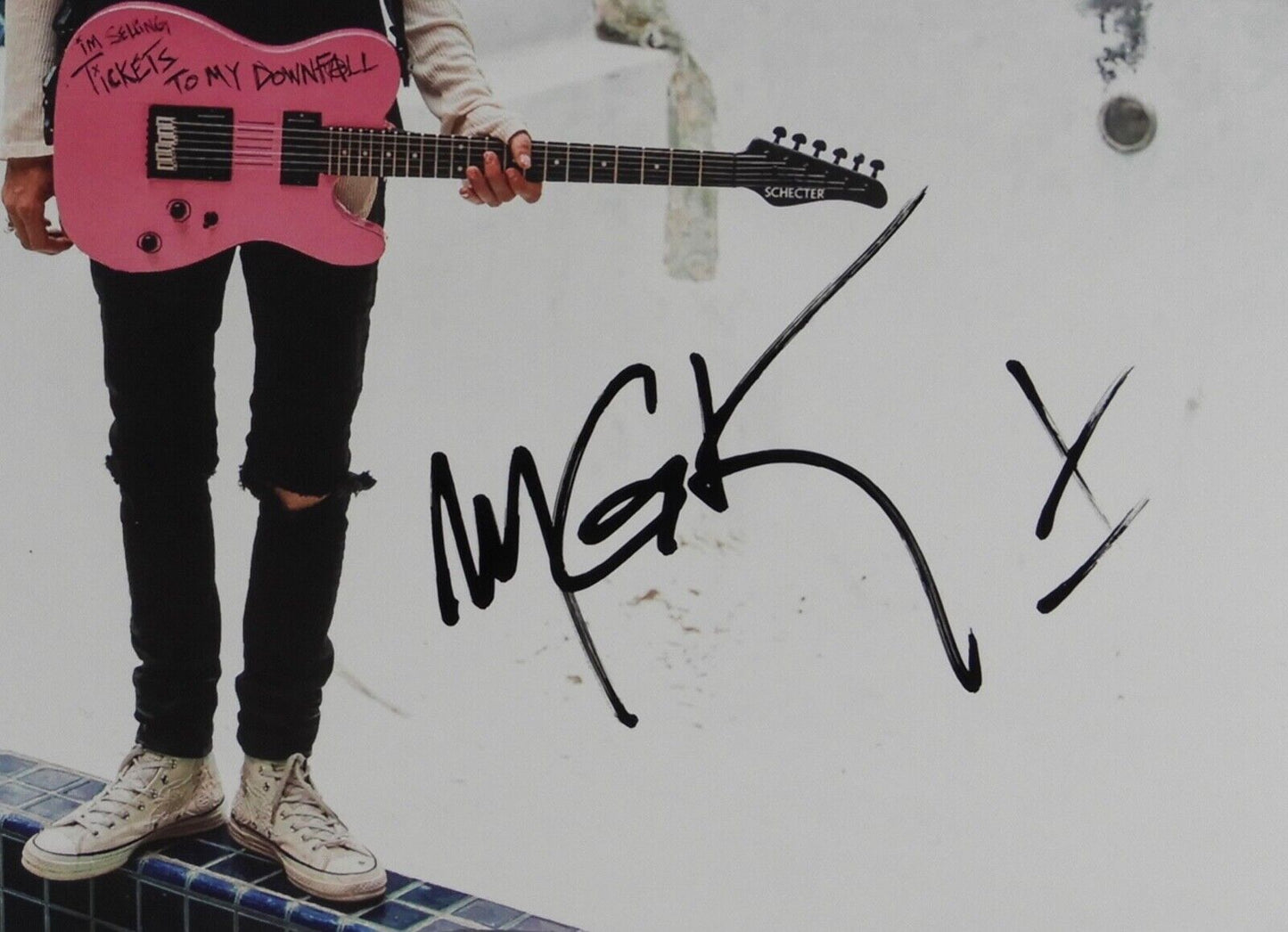 MGK Machine Gun Kelly JSA Signed Autograph Album Record Tickets To My Downfall
