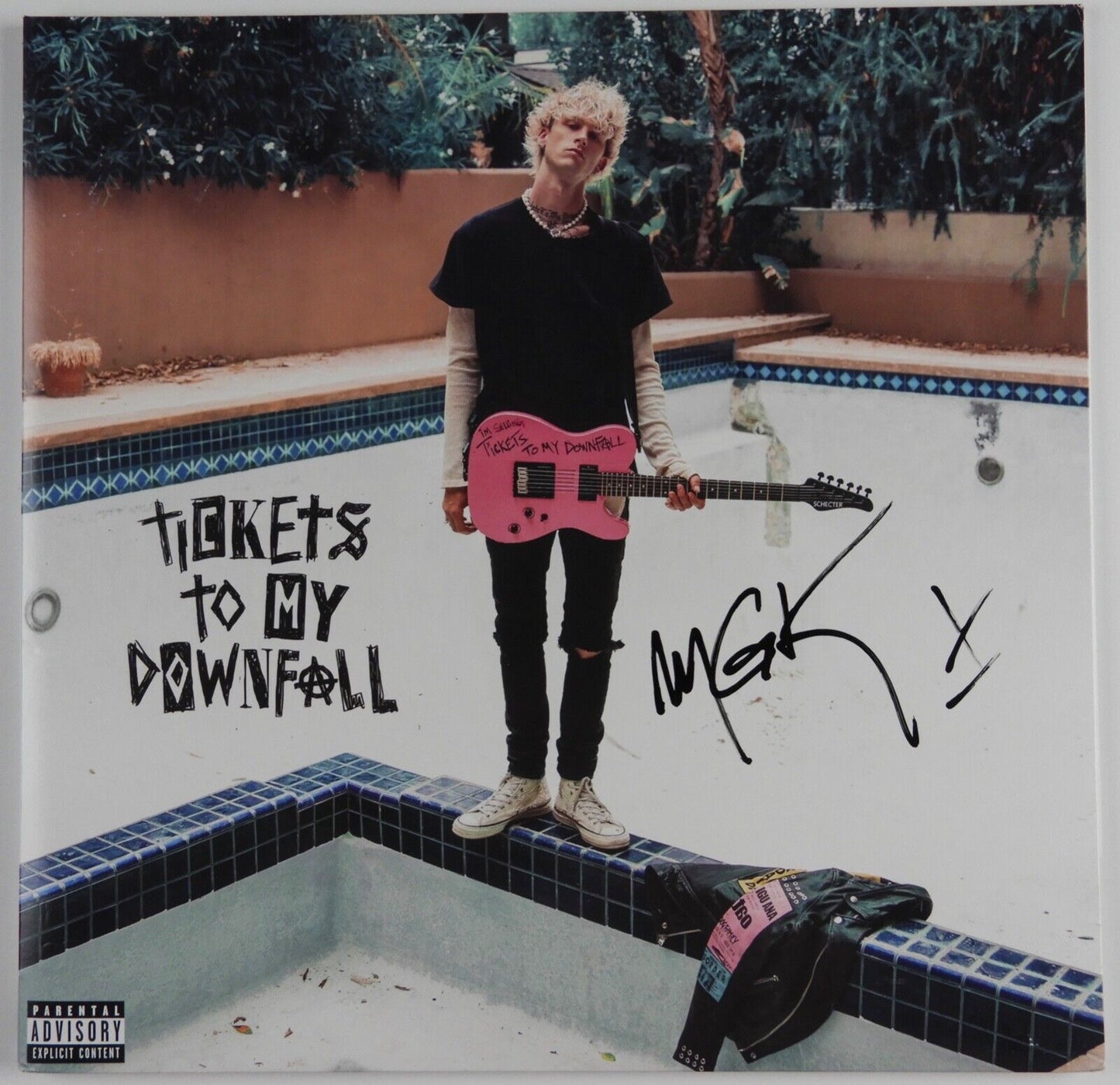 MGK Machine Gun Kelly JSA Signed Autograph Album Record Tickets To My Downfall