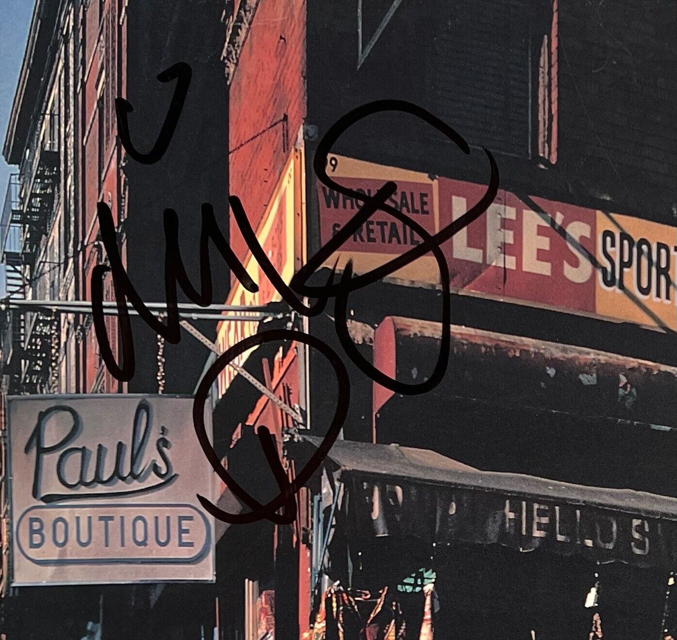 Mike D Beatie Boys JSA Signed Autograph Record Album Paul's Boutique