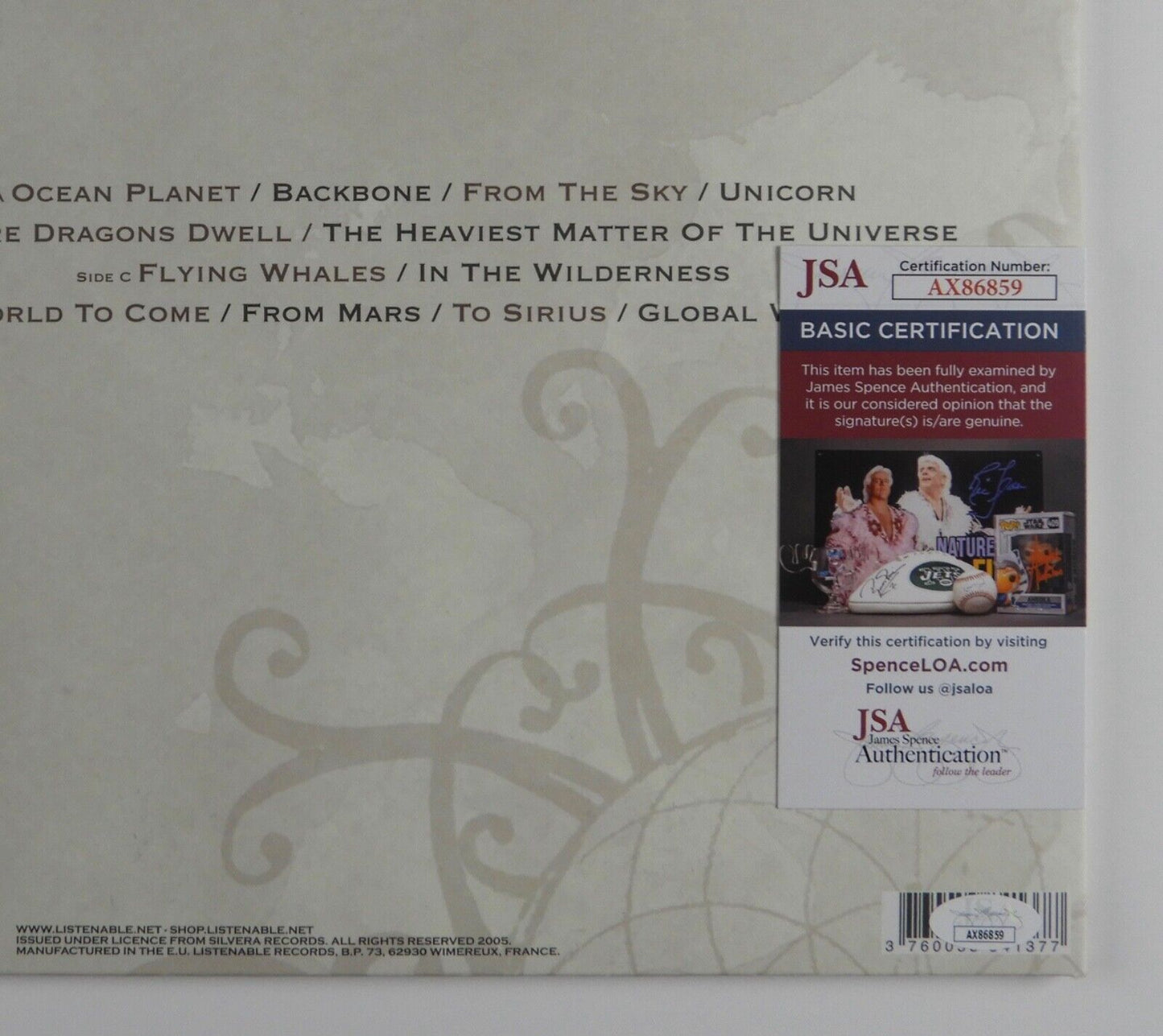 Gojira JSA Fully Signed Autograph Album Record Vinyl From Mars To Sirius