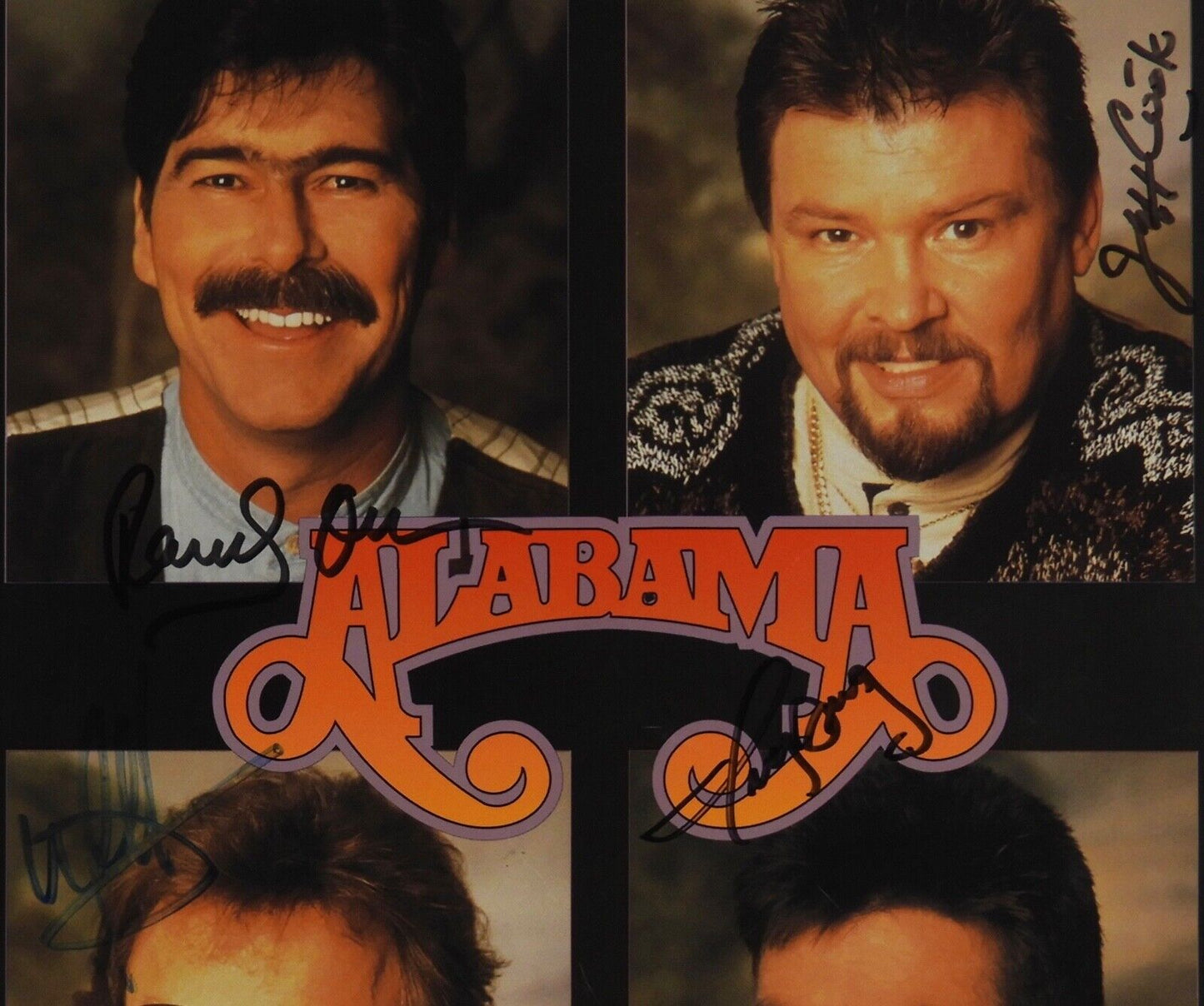 Alabama Fully Signed Autograph JSA COA 8 x 10 Photo Jeff Cook +