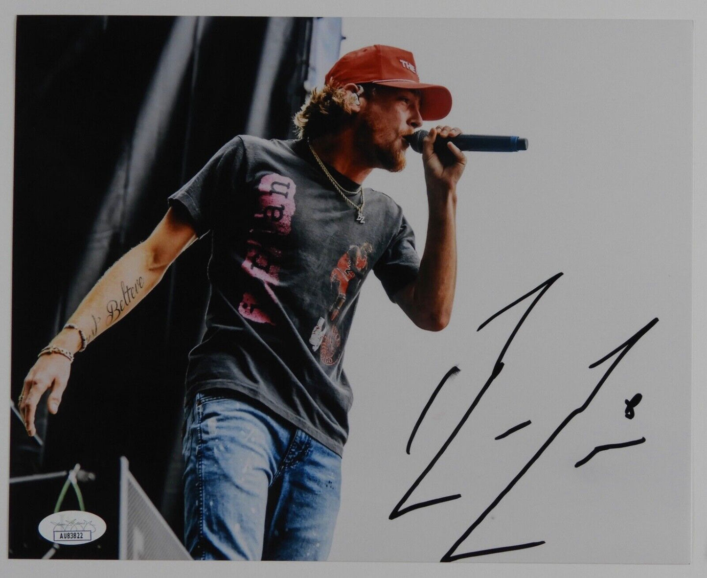 Bailey Zimmerman JSA Signed Autograph 8 x 10 Photo Country Music Star