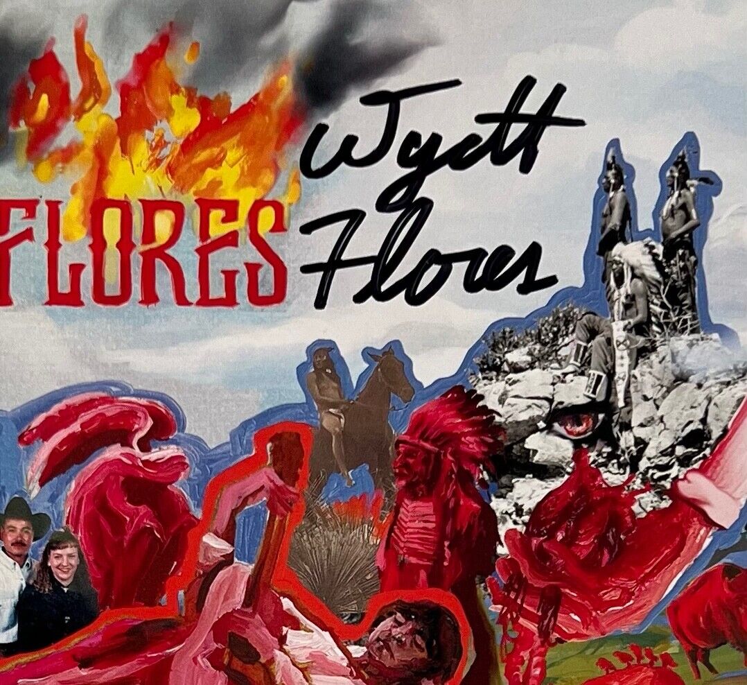 Wyatt Flores JSA Signed Autograph Record Album Welcome To The Plains