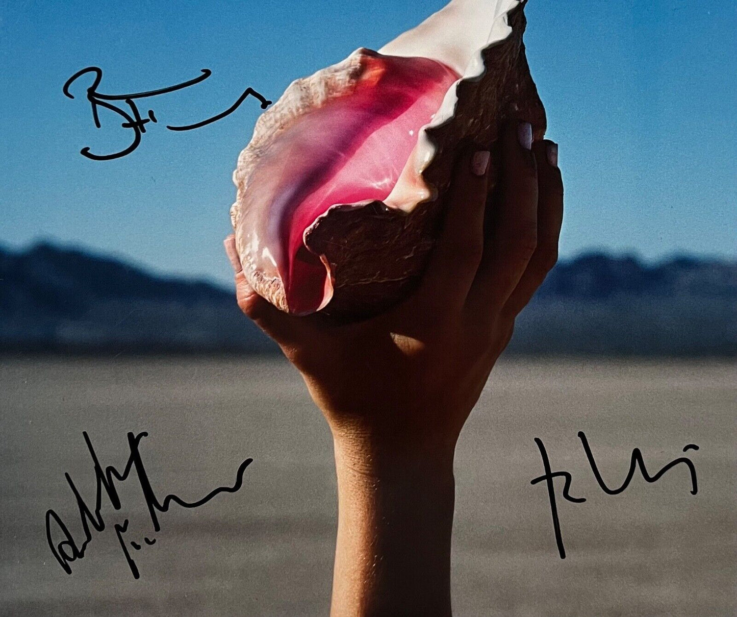 The Killers Autograph Signed Brandon Flowers Ronnie Robby ACOA Album Wonderful