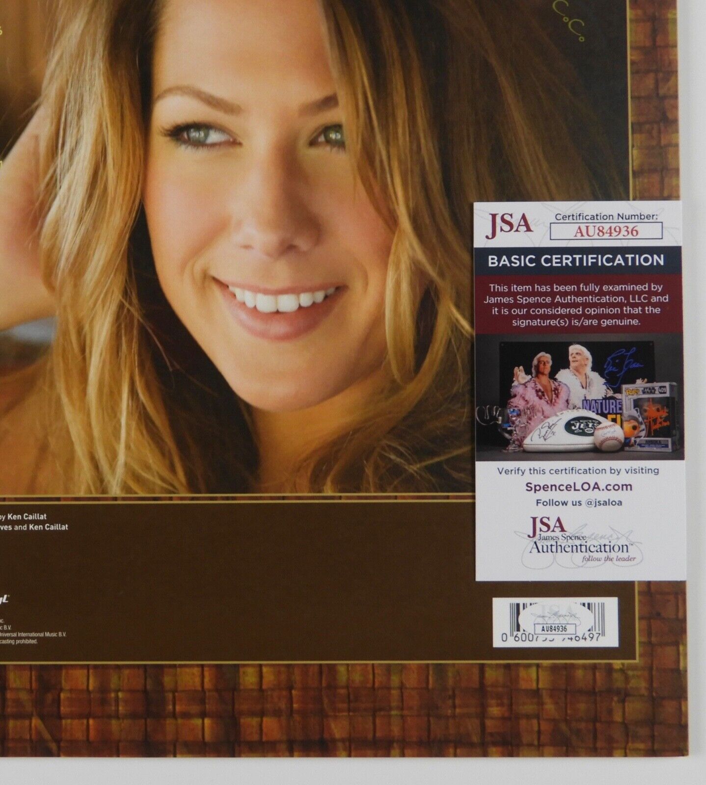 Colbie Caillat JSA Signed Autograph Album Record Vinyl Coco