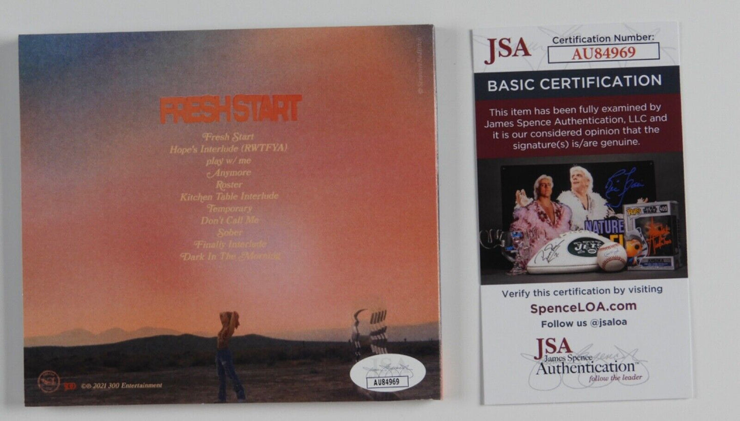 Bailey Bryan Signed Autograph Fresh Start CD Card Booklet Sealed