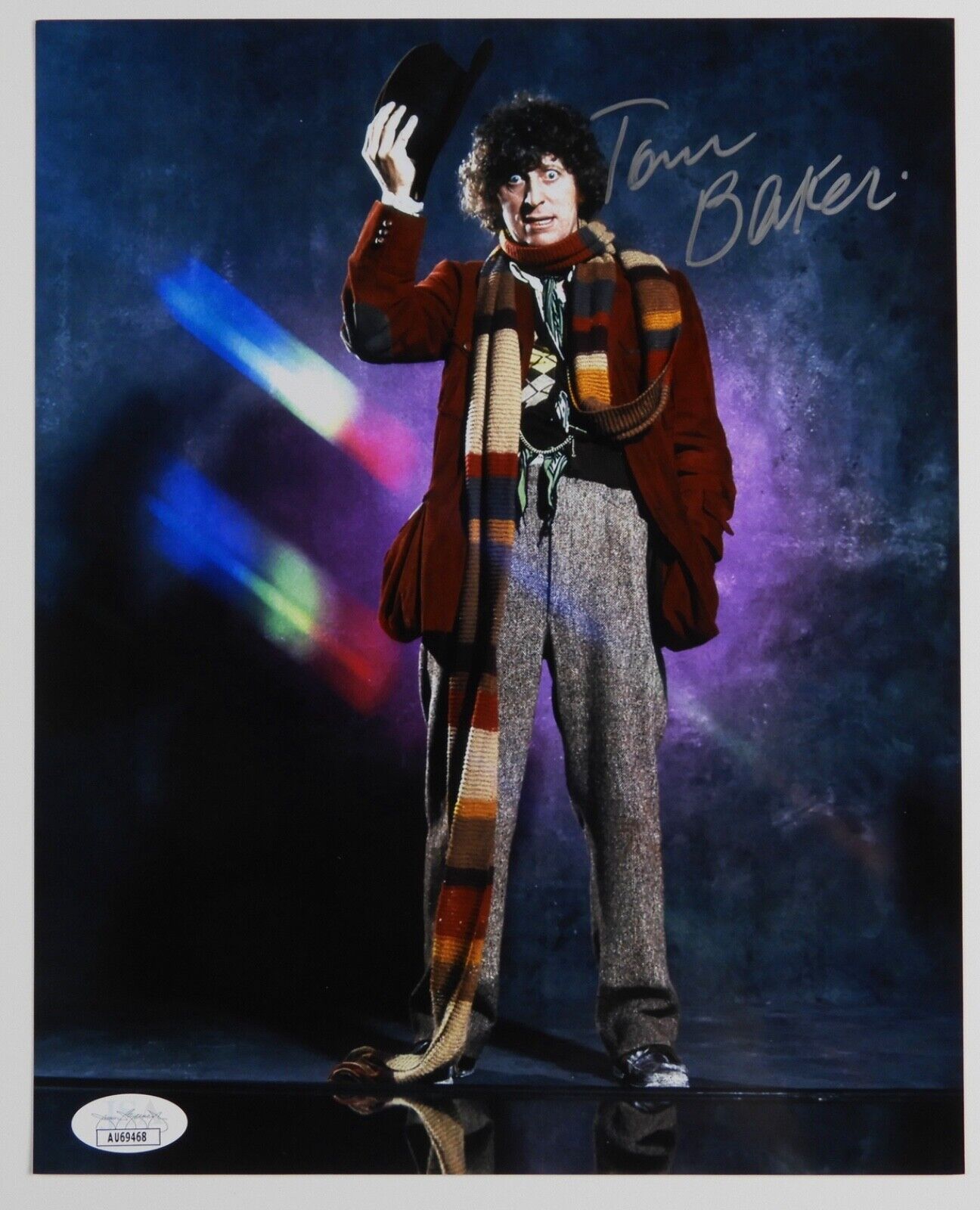 Tom Baker Doctor Who Autograph Signed Photo JSA COA 8 x 10 Dr Who