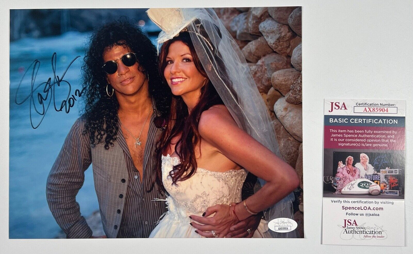 Slash JSA Signed Autograph 8 x 10 photo