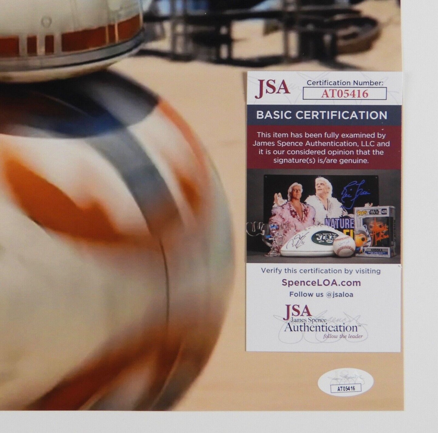 Bill Hader Star Wars BB8 JSA Signed Autograph Photo 11 x 14