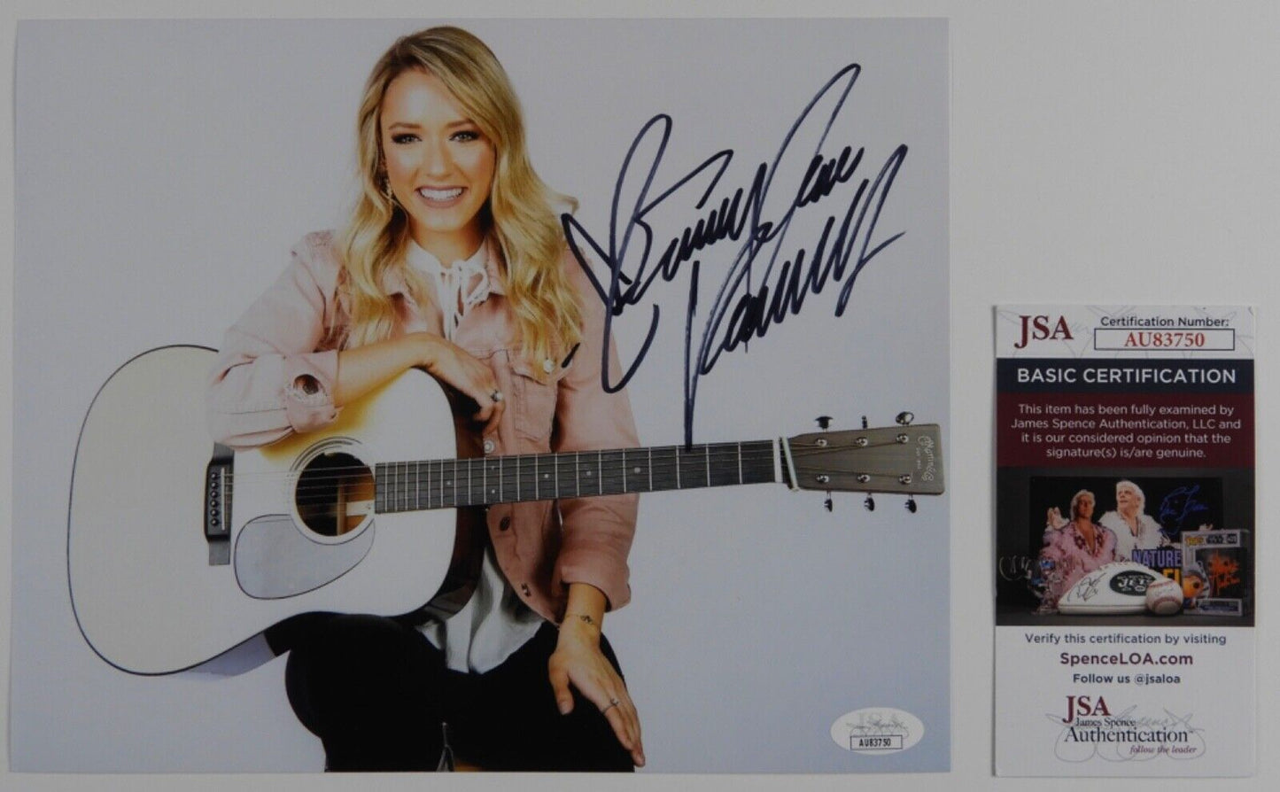 Emily Ann Roberts JSA Signed Autograph 8 x 10 Photo Country Music Star