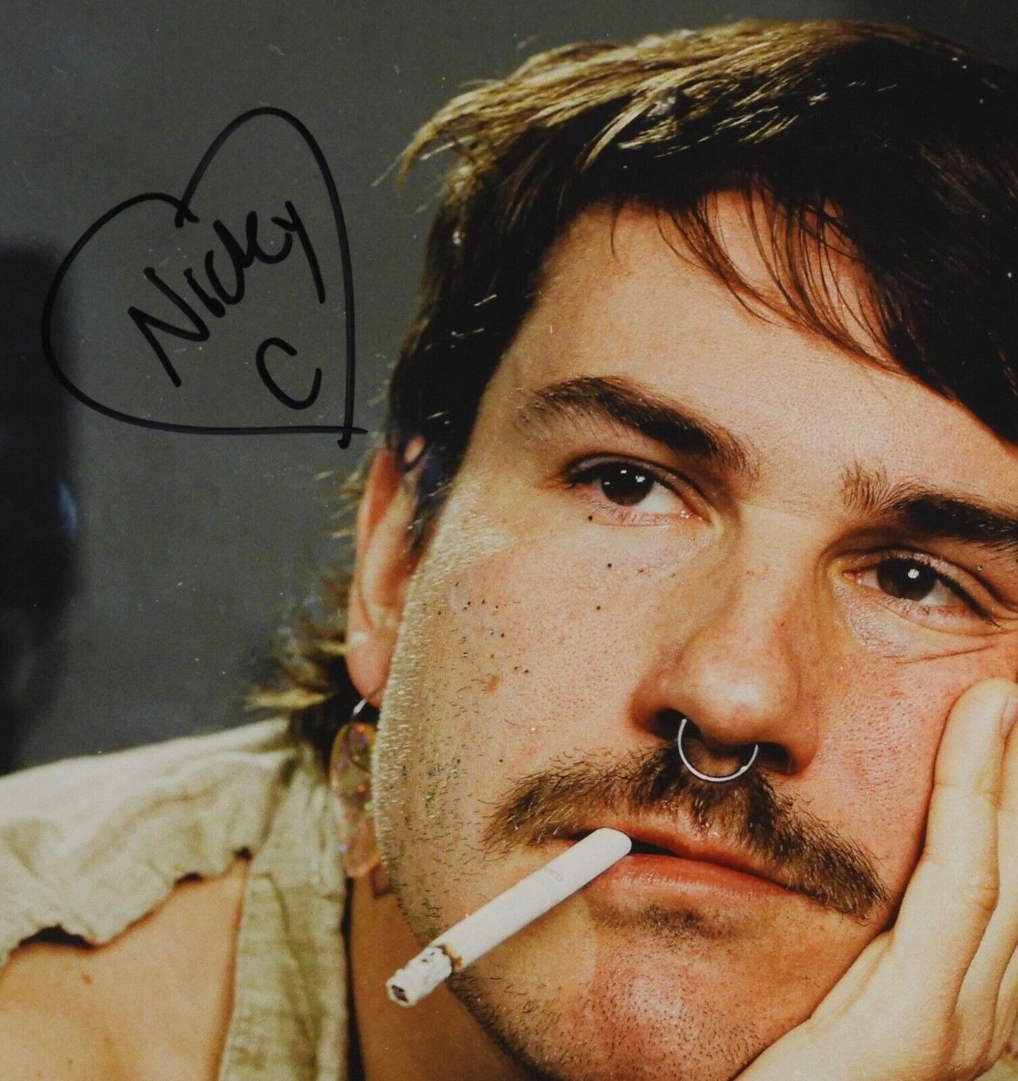 Nick Carpenter JSA Signed Autograph Album Record Vinyl Medium Build Country