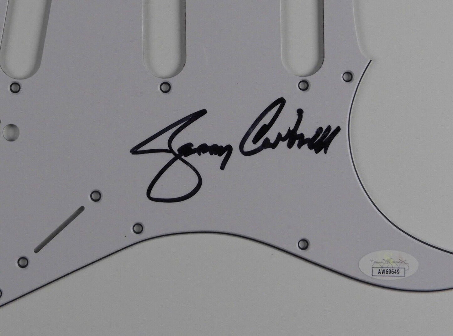 Jerry Cantrell Autograph Signed Fender Strat Guard JSA Guitar Alice in Chains
