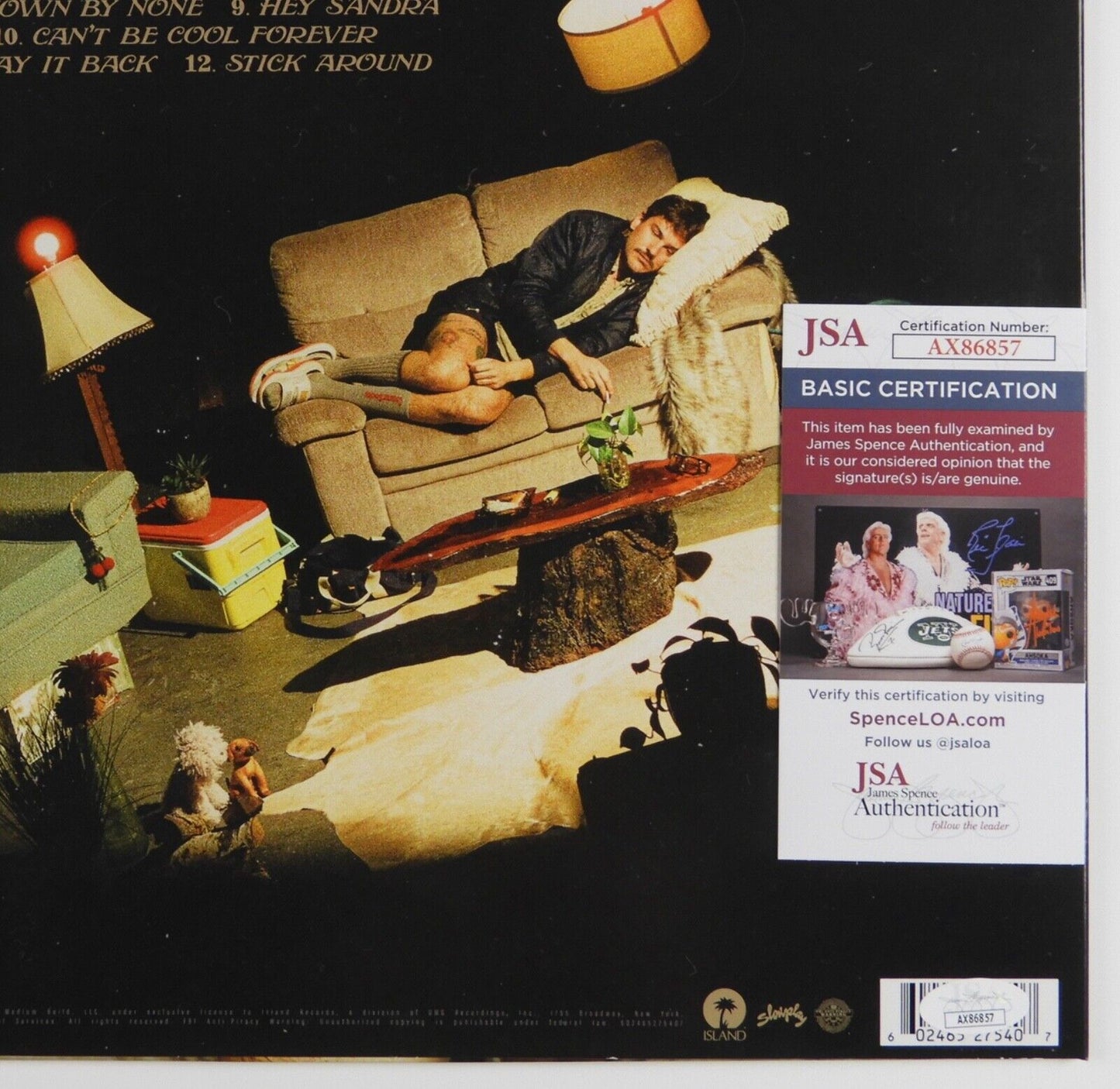 Nick Carpenter JSA Signed Autograph Album Record Vinyl Medium Build Country