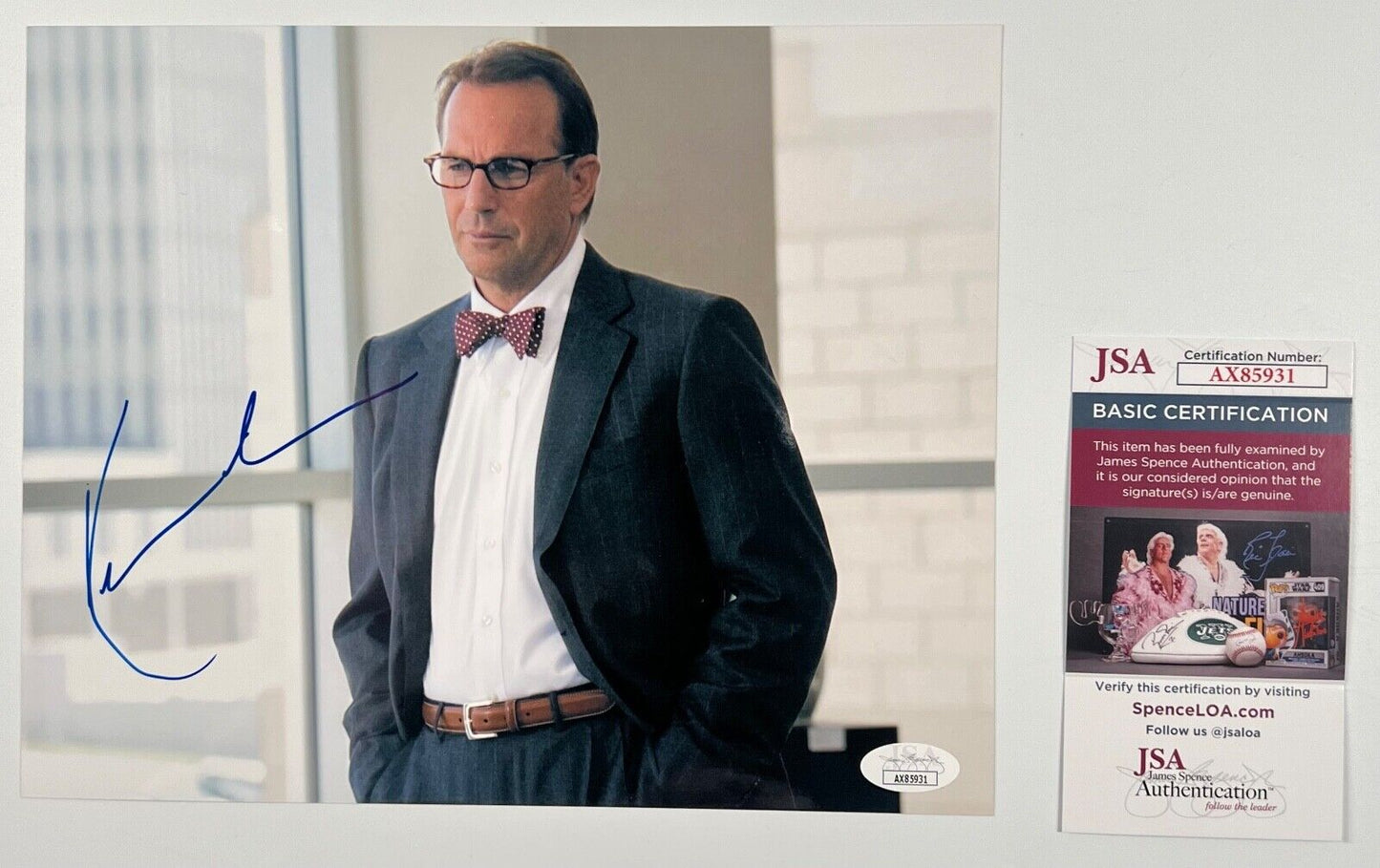 Kevin Costner JSA Signed Autograph 8 x 10 photo