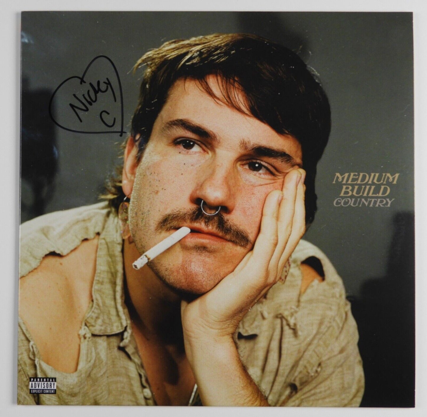Nick Carpenter JSA Signed Autograph Album Record Vinyl Medium Build Country