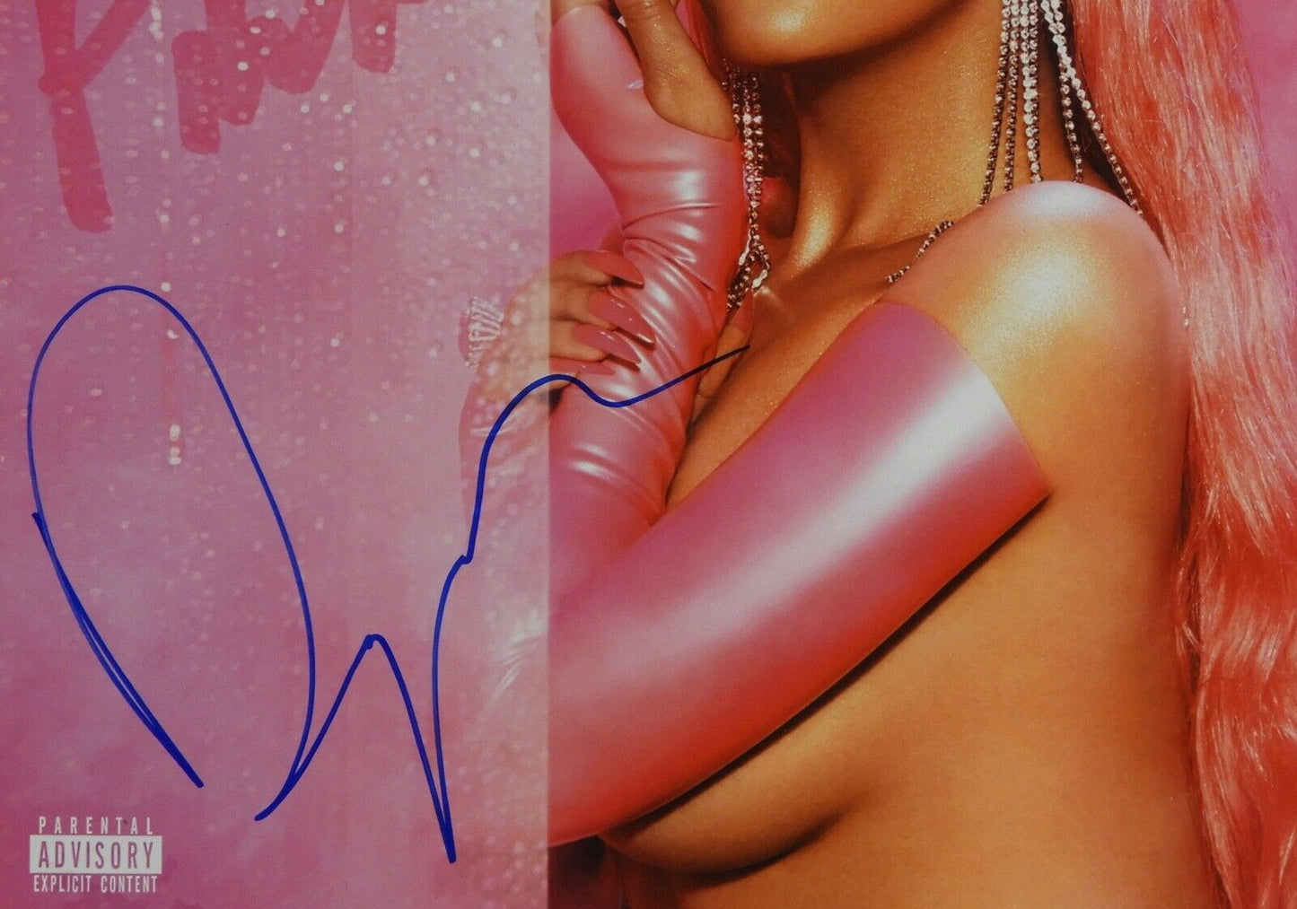 Doja Cat JSA Signed Autograph Record Album Vinyl Hot Pink