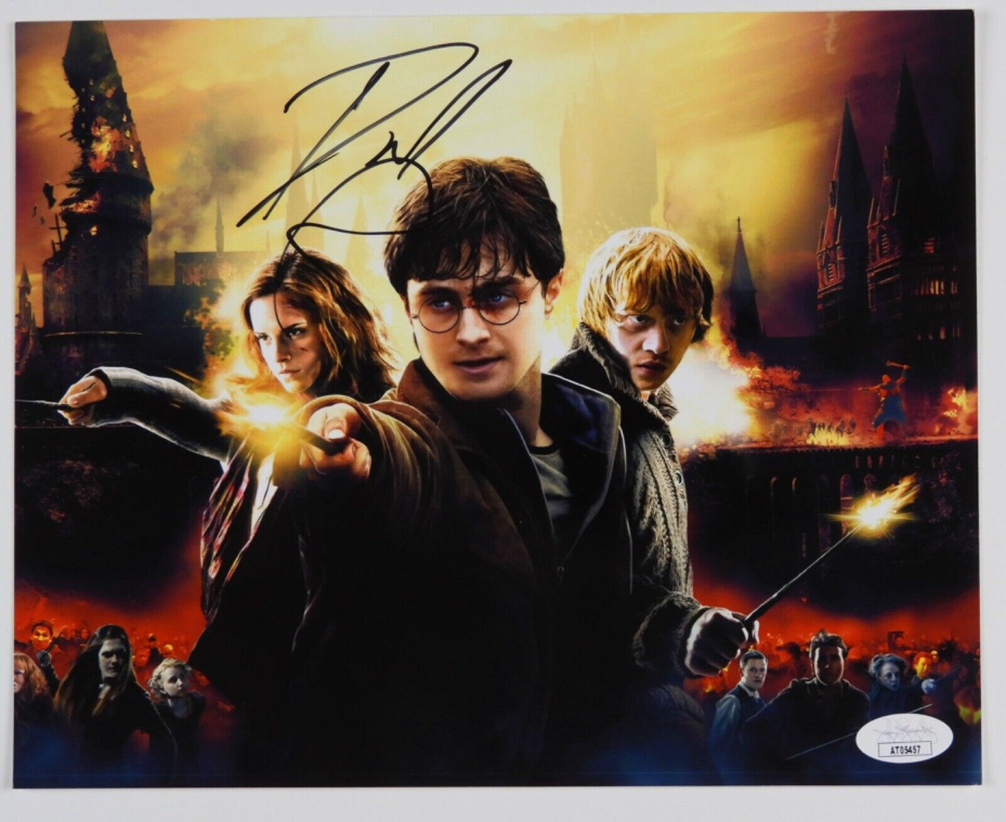 Daniel Radcliffe JSA Signed Autograph 8 x 10 Photo Harry Potter