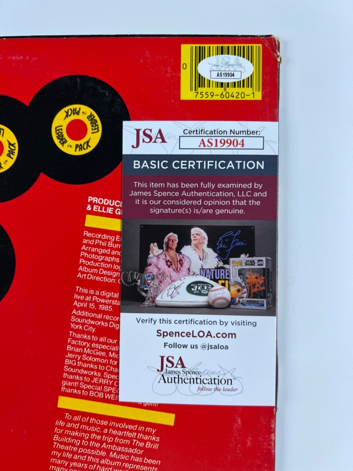 Darlene Love Leader Of The Pack JSA Signed Autograph Album Record Vinyl