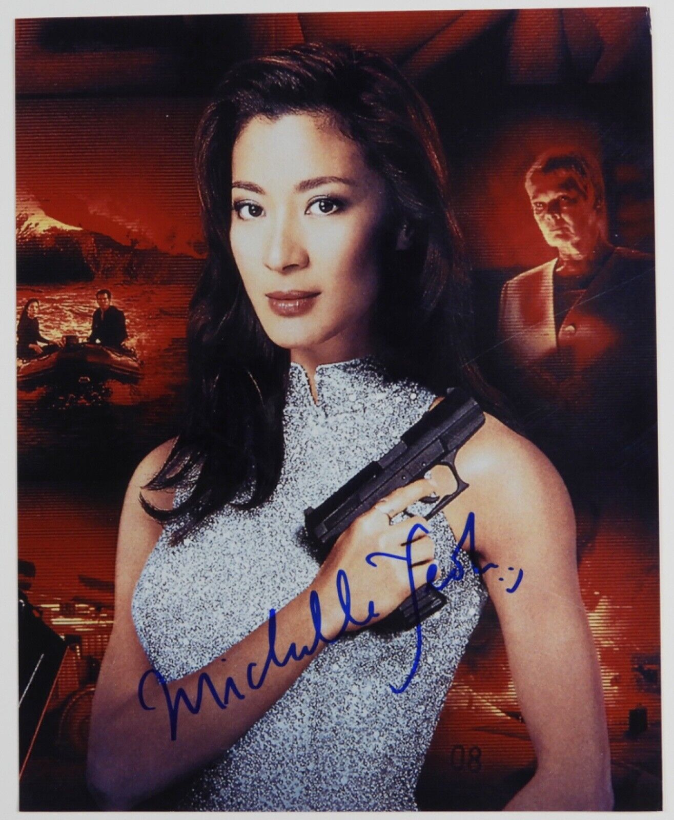 Michelle Yeoh JSA Autograph Signed 8 x 10 photo Bond Tomorrow Never Dies