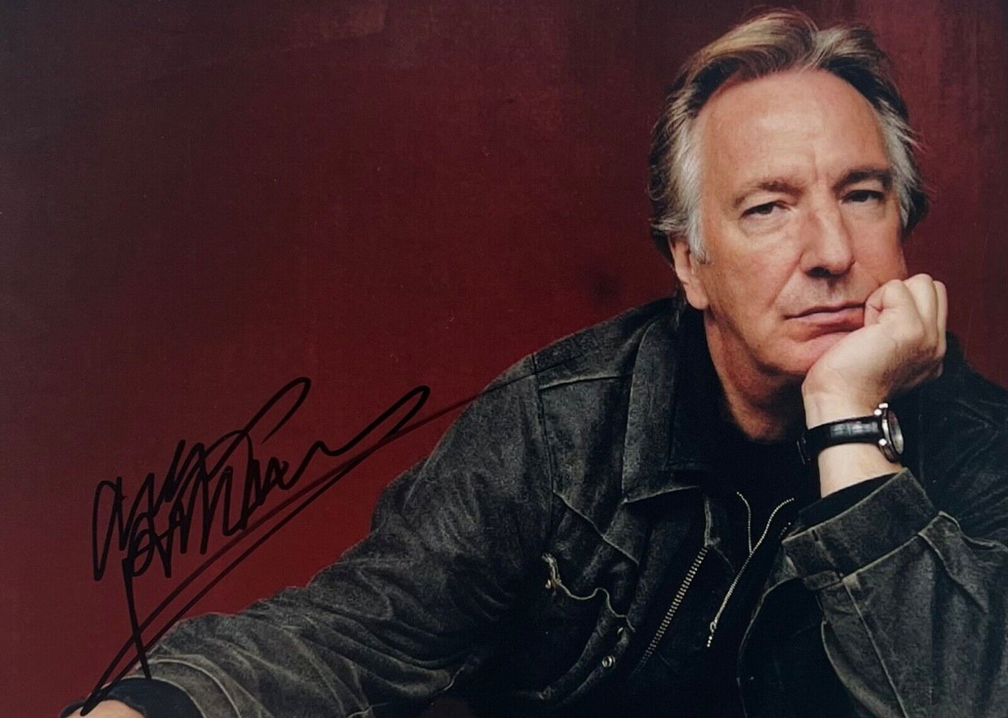 Alan Rickman JSA Signed Autograph 8 x 10 photo