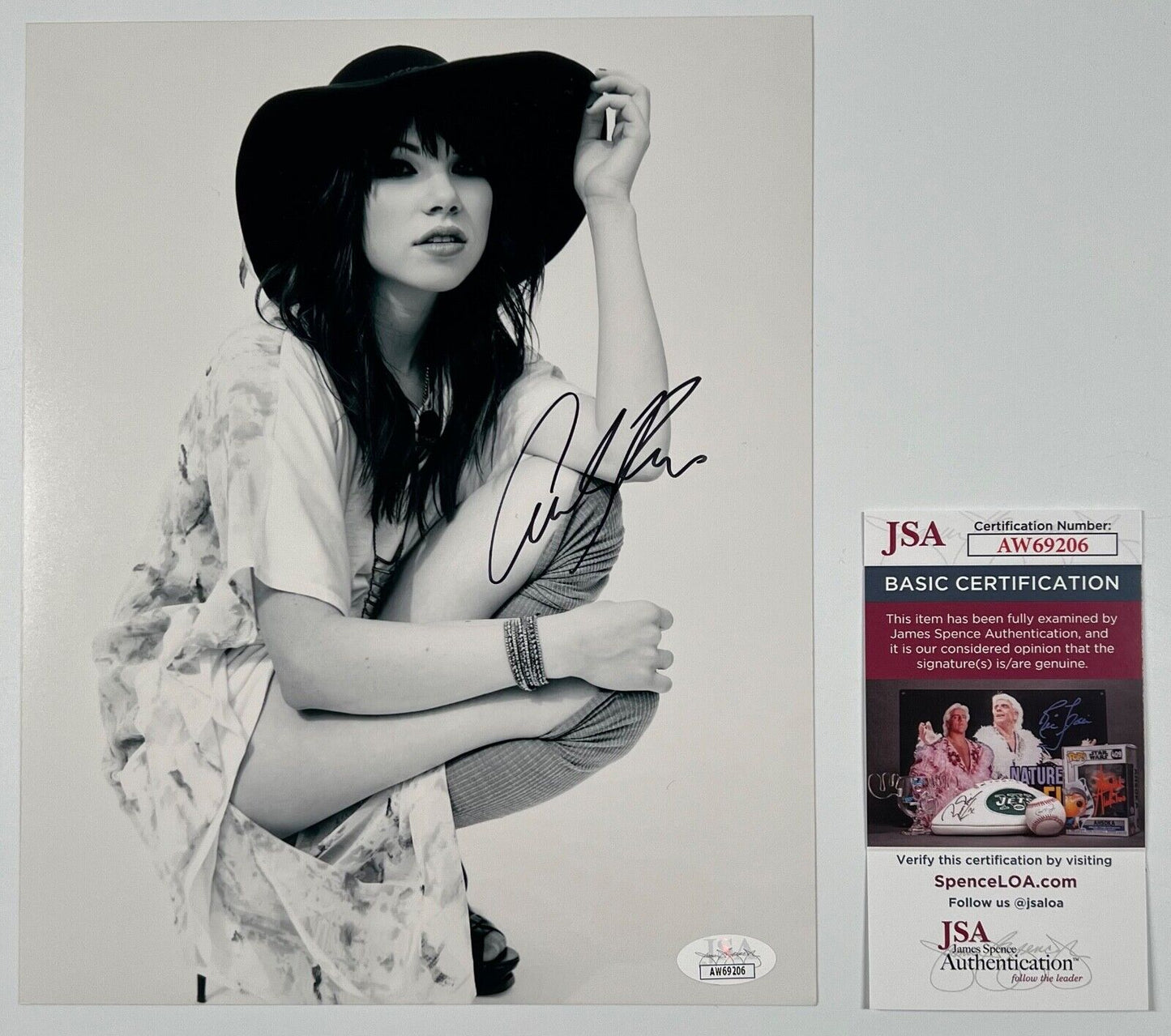 Carly Jae Jepsen JSA Signed Autograph Photo 8 x 10