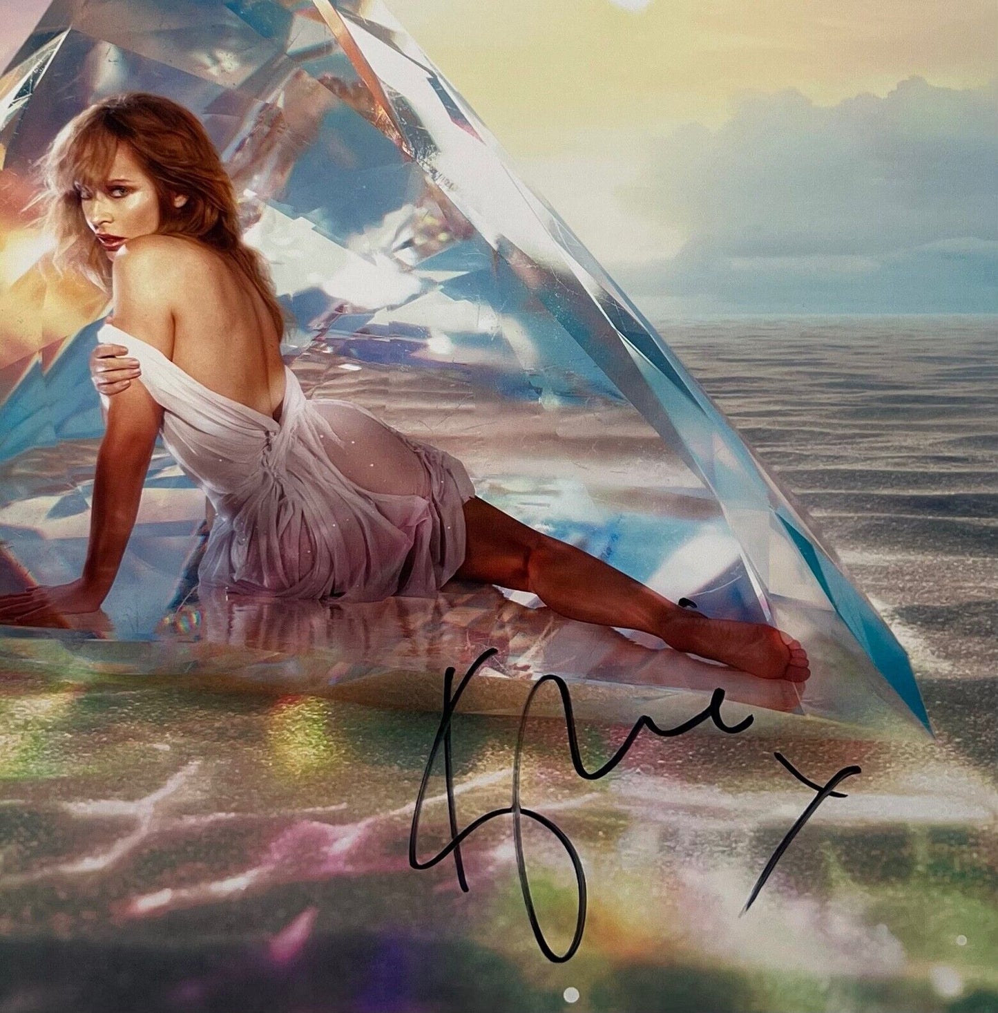 Kyle Minogue JSA Autograph Signed Album Vinyl Lithograph Tensions II