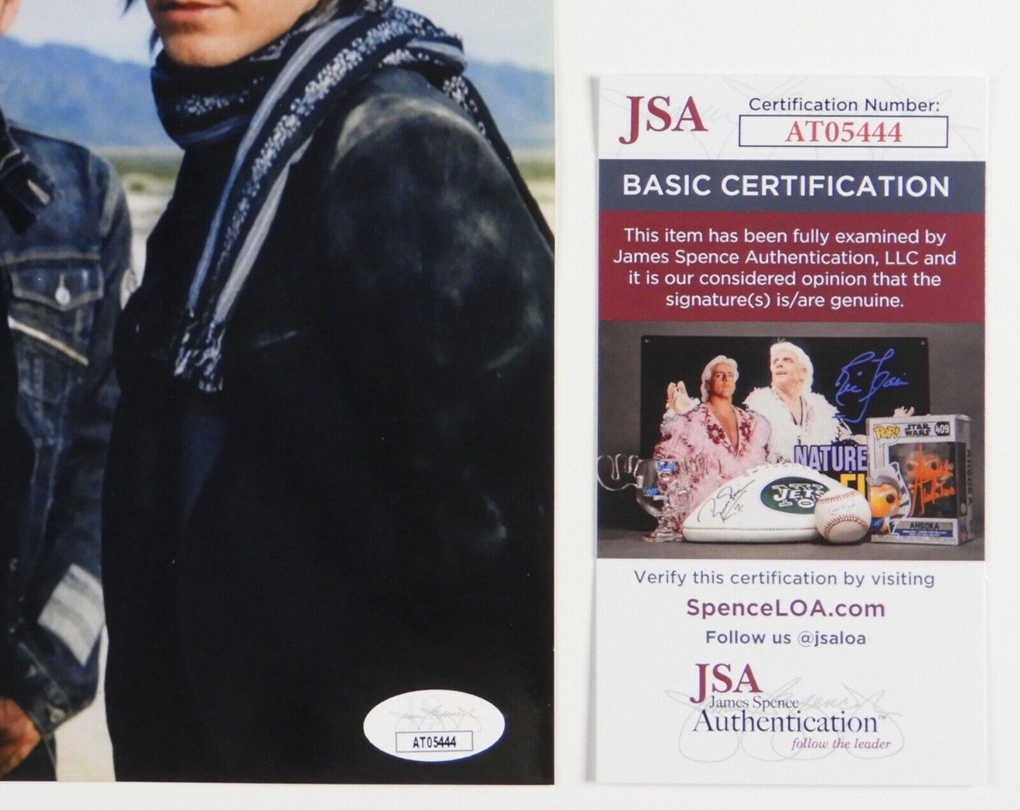 30 Seconds To Mars Fully Signed JSA Autograph Photo 8 x 10 Jared Leto