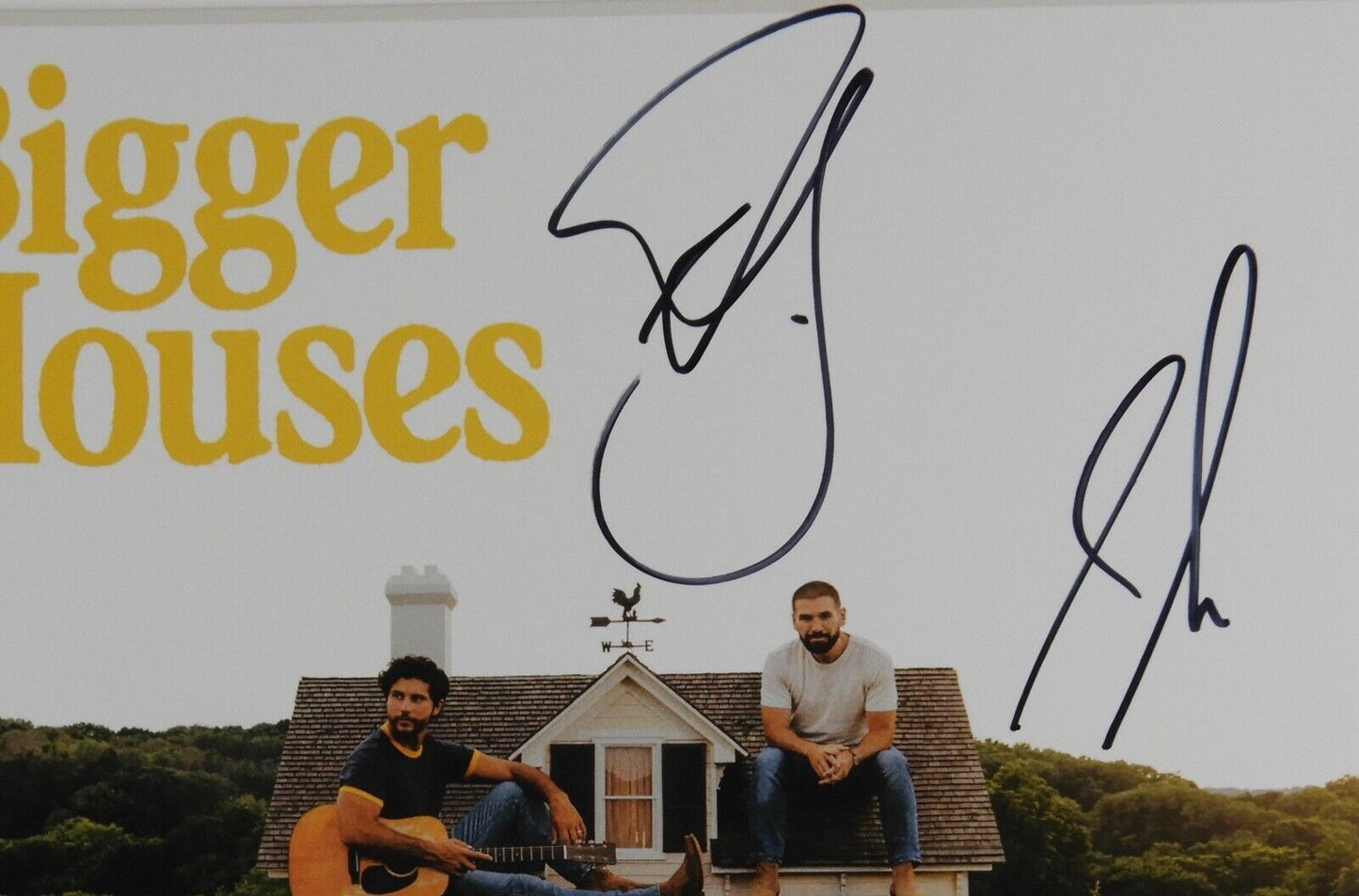 Dan + Shay JSA Signed Autograph Album Vinyl Record LP Bigger Houses