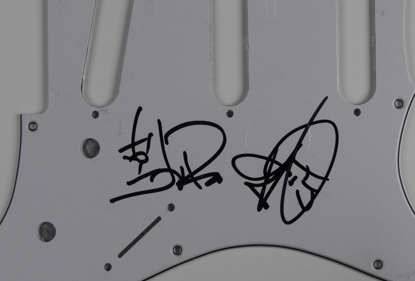 Lit Autograph Signed Fender Strat Guard JSA Guitar A Jay Popoff Jeremy