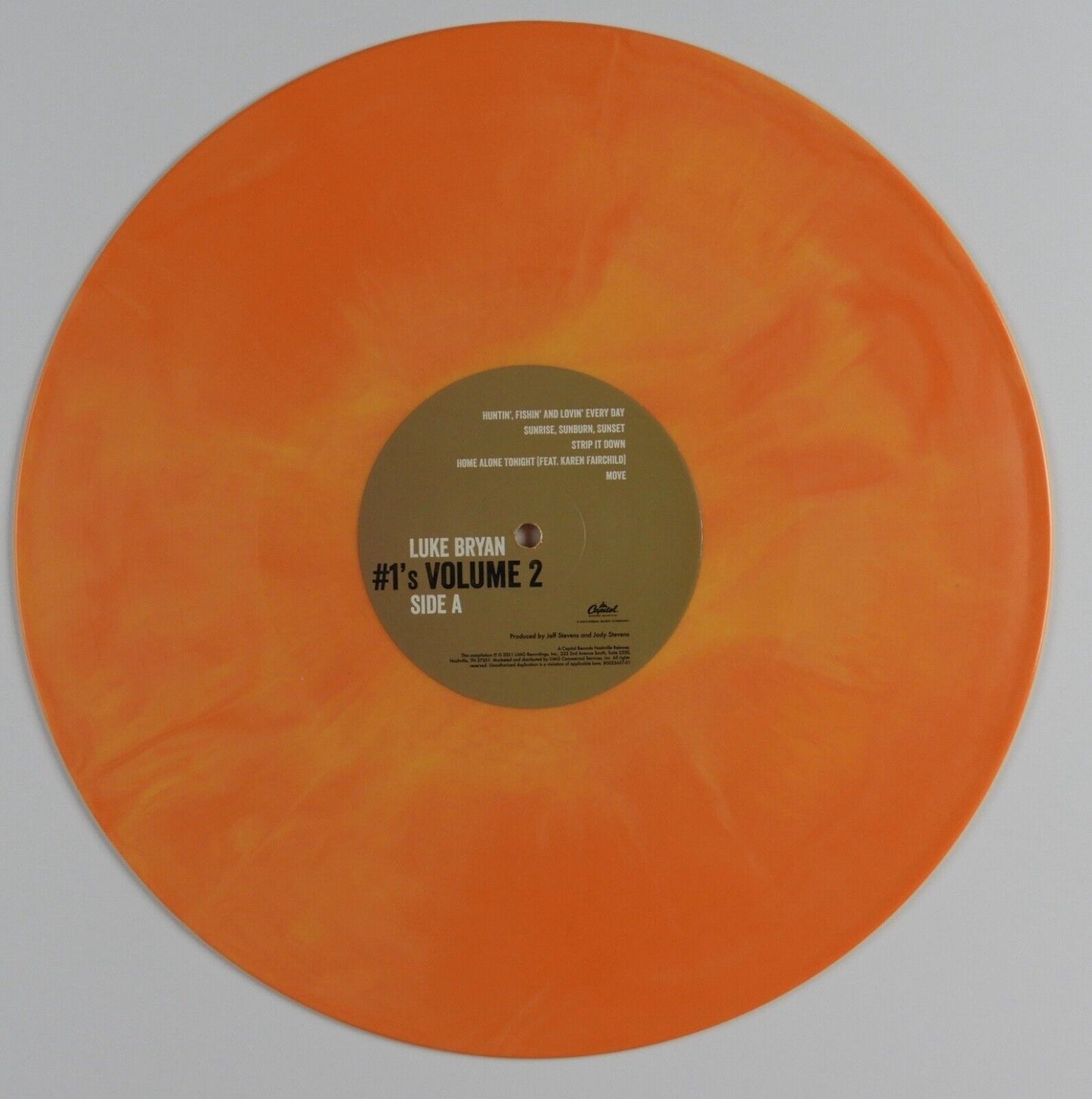 Luke Bryan JSA Signed Autograph Album Record Vinyl #1s Volume 2