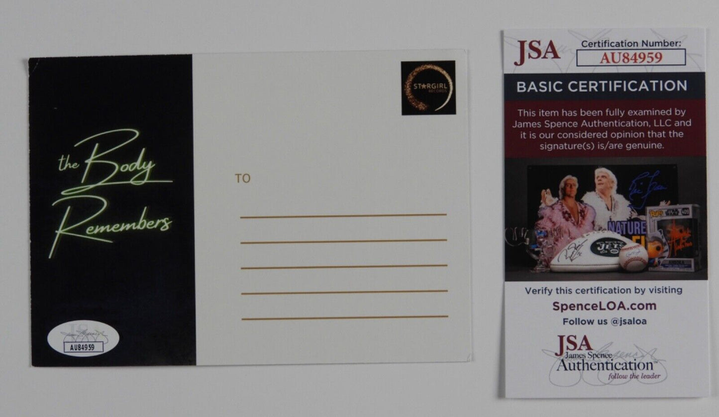 Debbie Gibson JSA Autograph Signed CD Insert Card