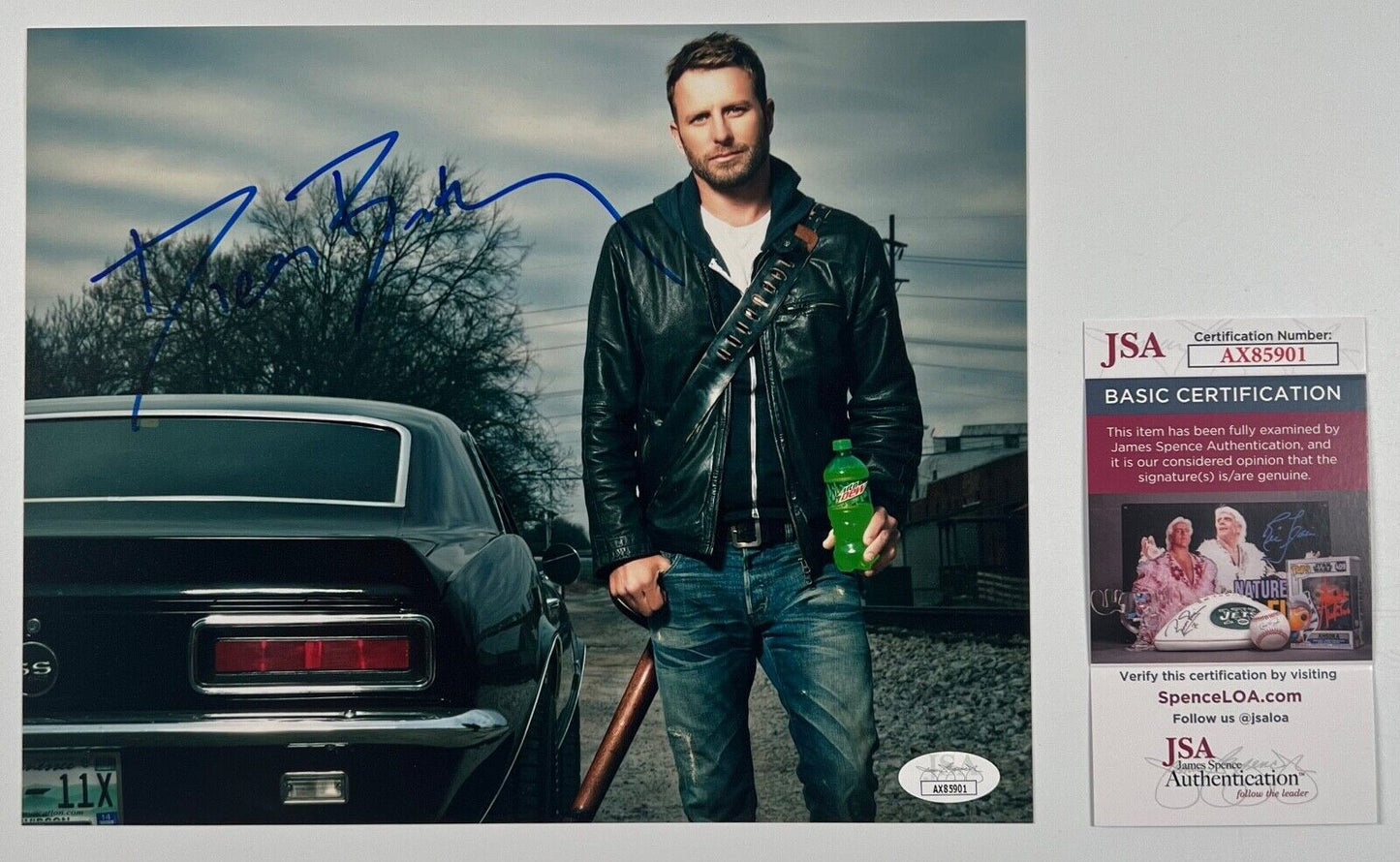 Dierks Bentley JSA Signed Autograph 8 x 10 photo