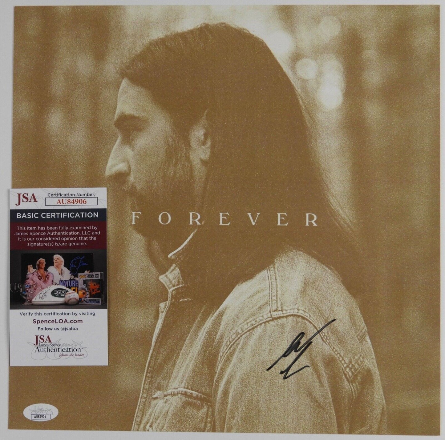 Noah Kahan JSA Signed Autograph Album Record Vinyl Forever Lithograph