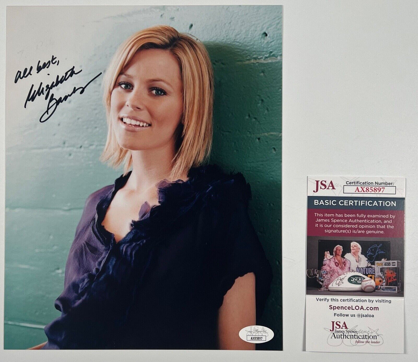 Elizabeth Banks JSA signed autograph 8 x 10 Photo