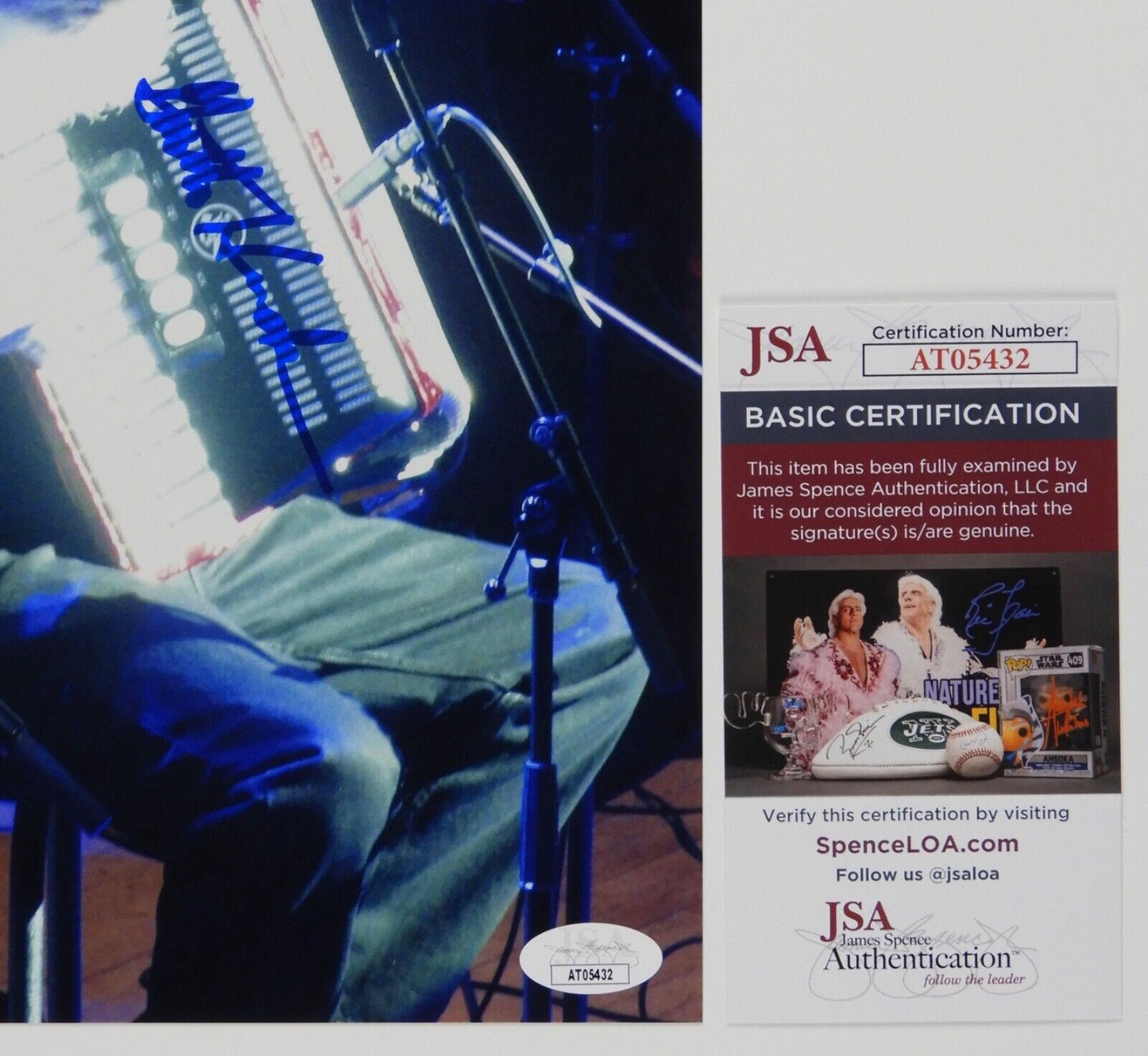 Garth Hudson Signed Signed JSA Autograph Photo 8 x 10 The Band