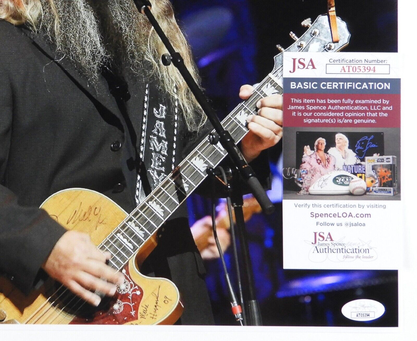 Jamey Johnson JSA Signed Autograph Photo 11 x 14